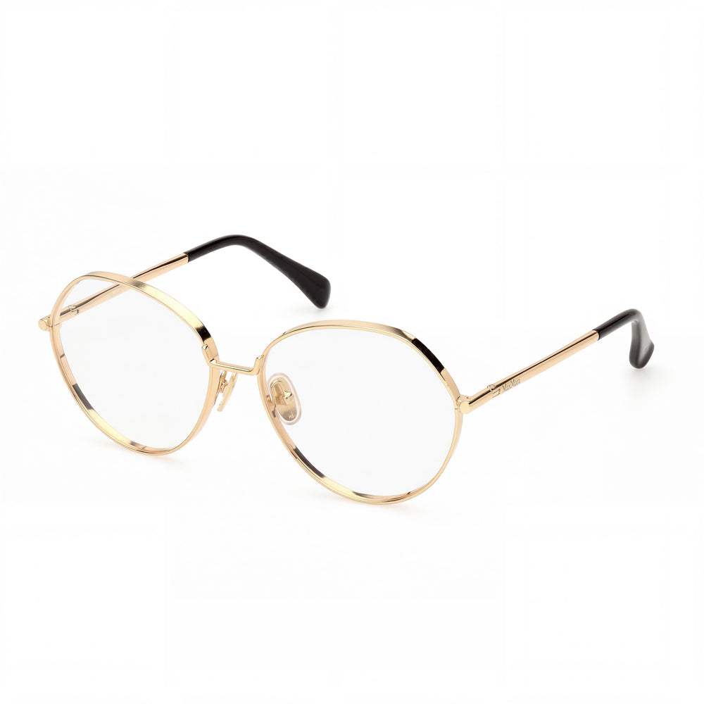 MaxMara eyewear Women's with Deep Gold Metal Frame and Multicoloured Lenses 56mm