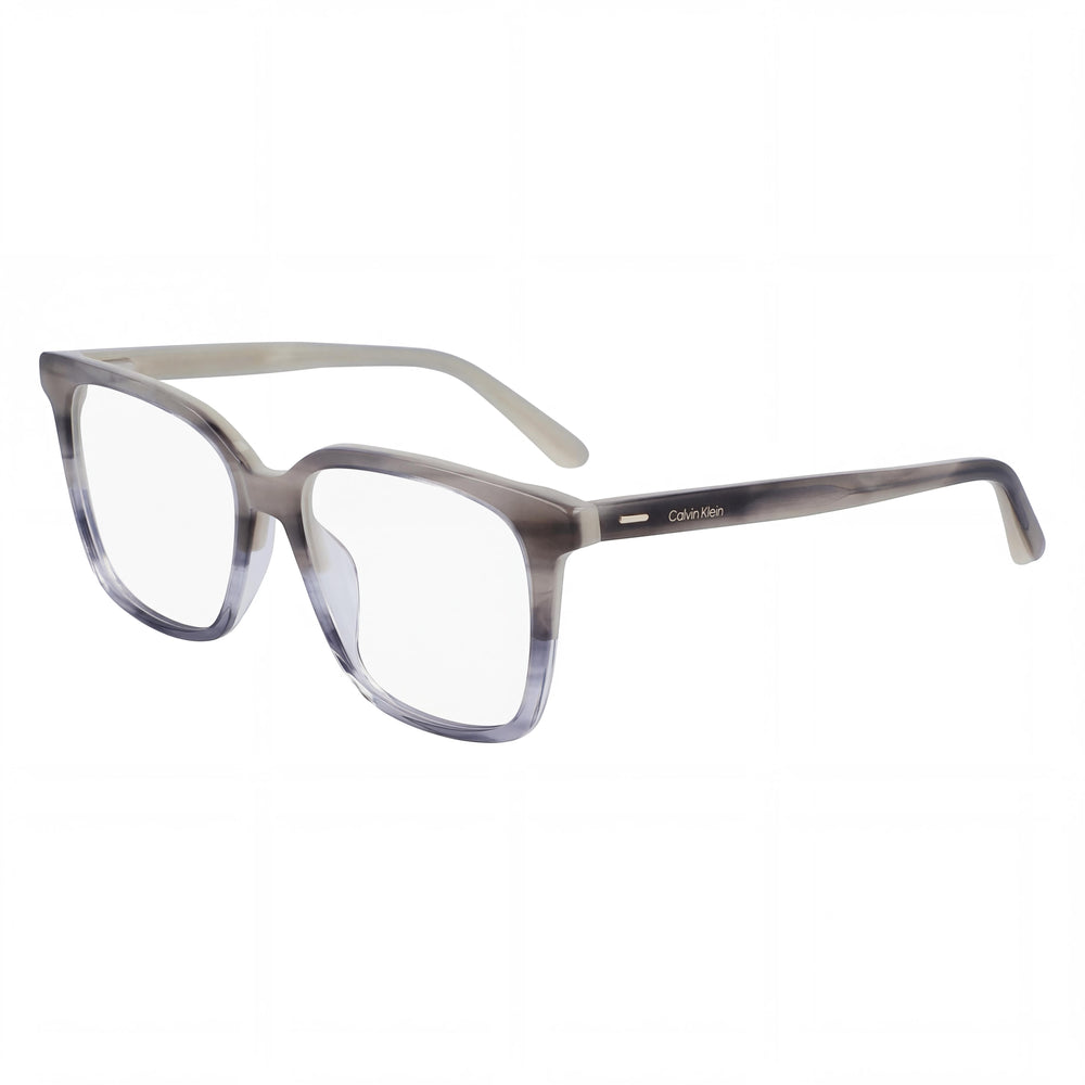 Calvin Klein CK22540 - Gafas de sol unisex de metal polarizadas con rayas grises (53 mm)