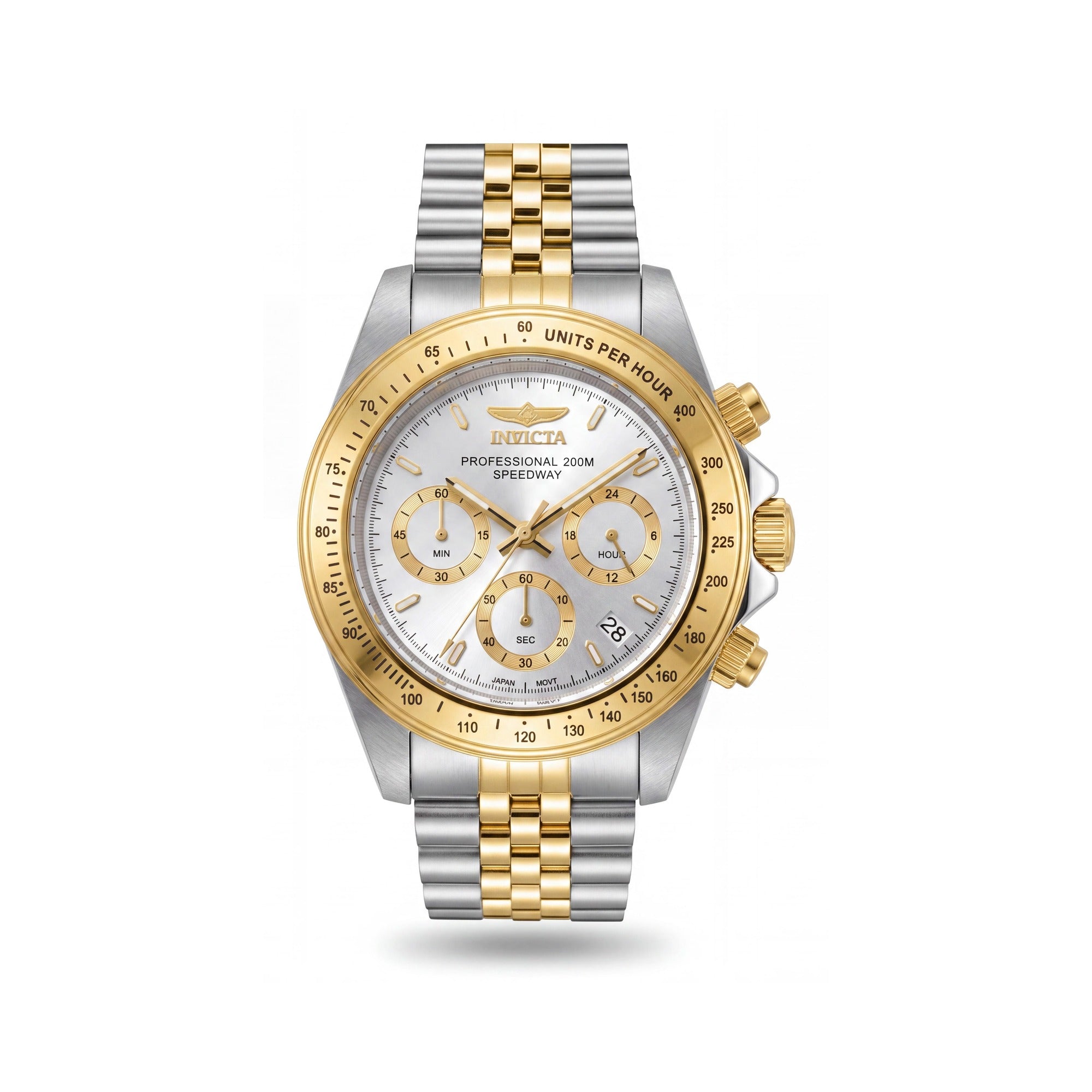 Reloj Invicta Speedway 30991 Cronógrafo Unisex de Acero Inoxidable Plateado Cuarzo 39mm Sumergible 20 ATM, Photo 1