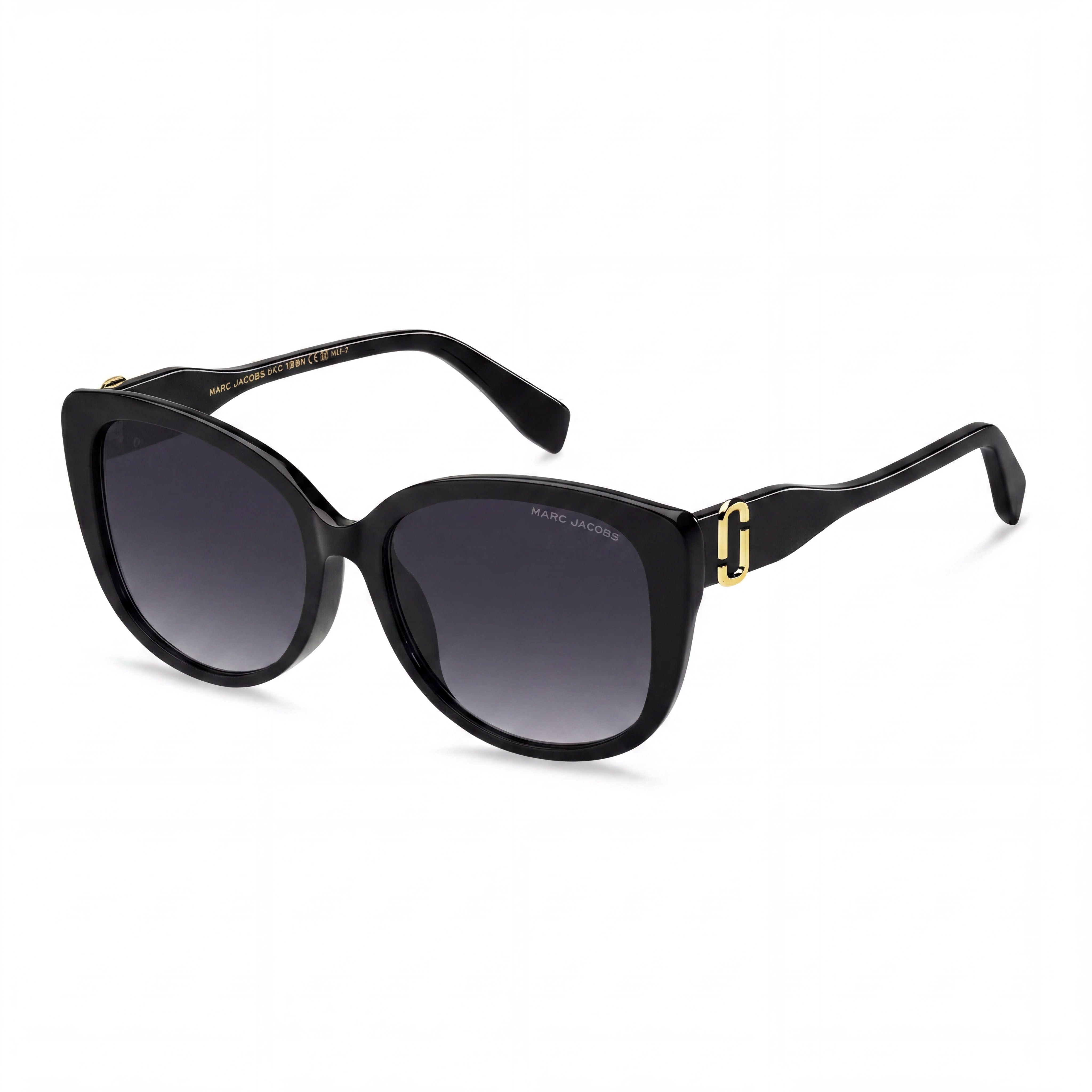Gafas de sol Marc Jacobs MARC 791/F/S de acetato negro casual para hombre con lentes sombreadas gris oscuro no polarizadas de 57 mm, Photo 1