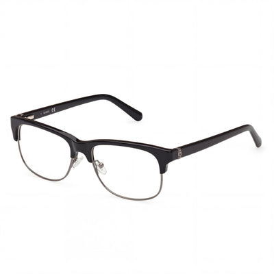 Gafas GUESS Modernas para Mujer con Montura Completa de Plástico Negro y Lentes Transparentes 55mm