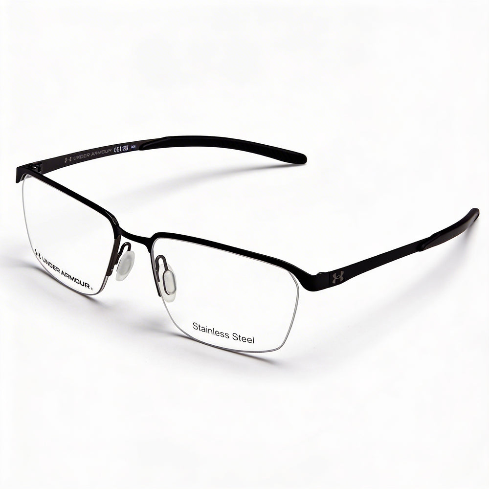 Under Armour Men's Casual Sunglasses with Alloy Steel Frame in Matt Black and Polycarbonate Lenses, 56mm