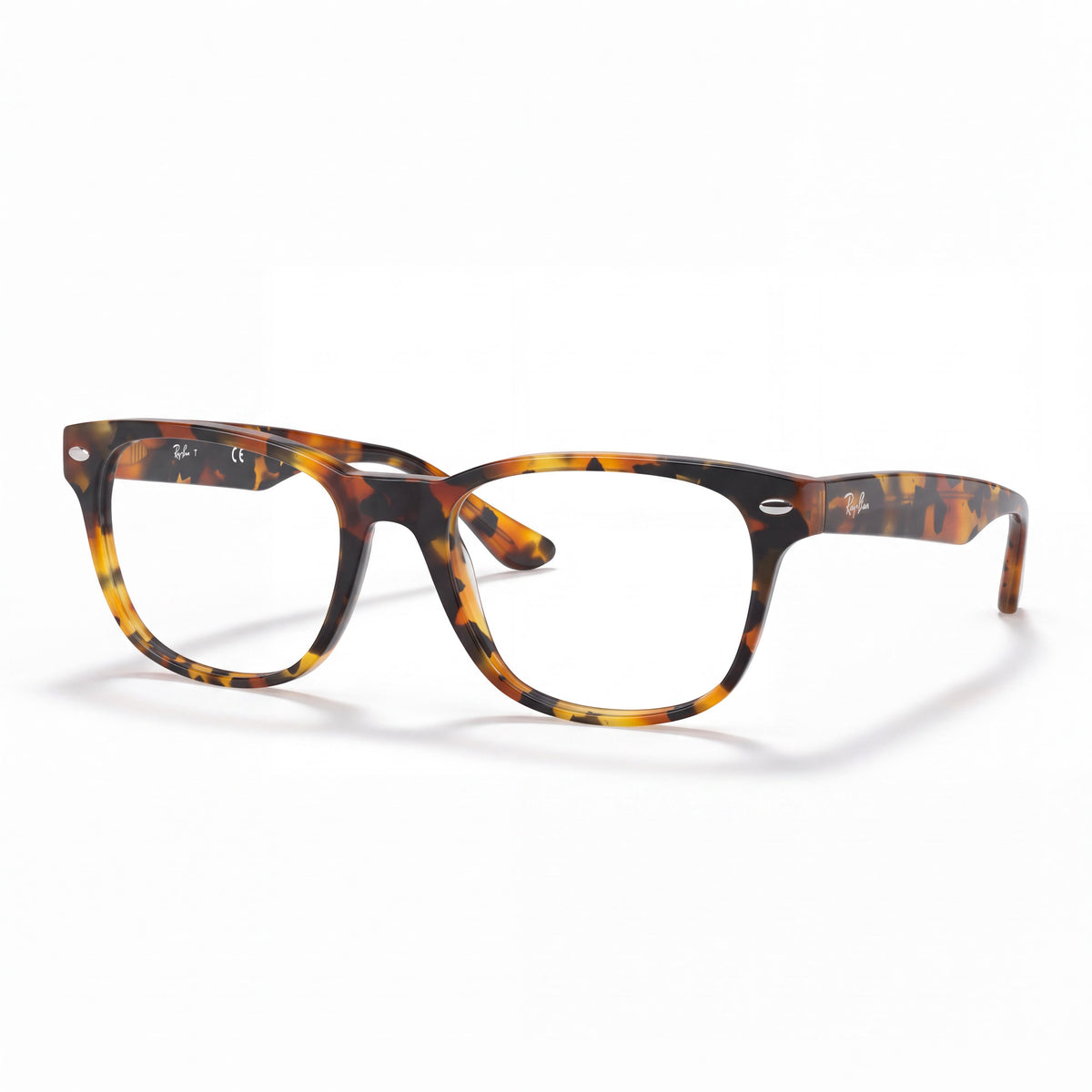 Ray-Ban Rx 5359 Women's Acetate Havana Brown/Grey Eyeglasses, 51mm Lens, 19mm Bridge, 145mm Temple, Photo 1
