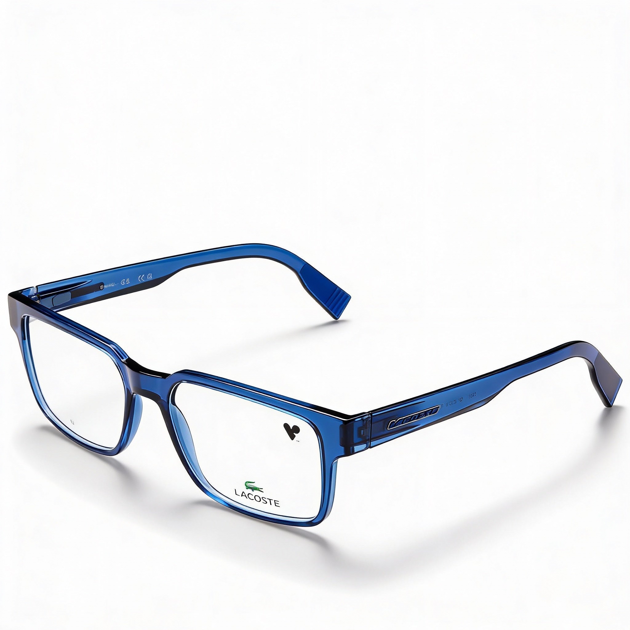 Lacoste L2928 Modern Unisex Iniettato Polarized Blue Sunglasses 53mm, Photo 1