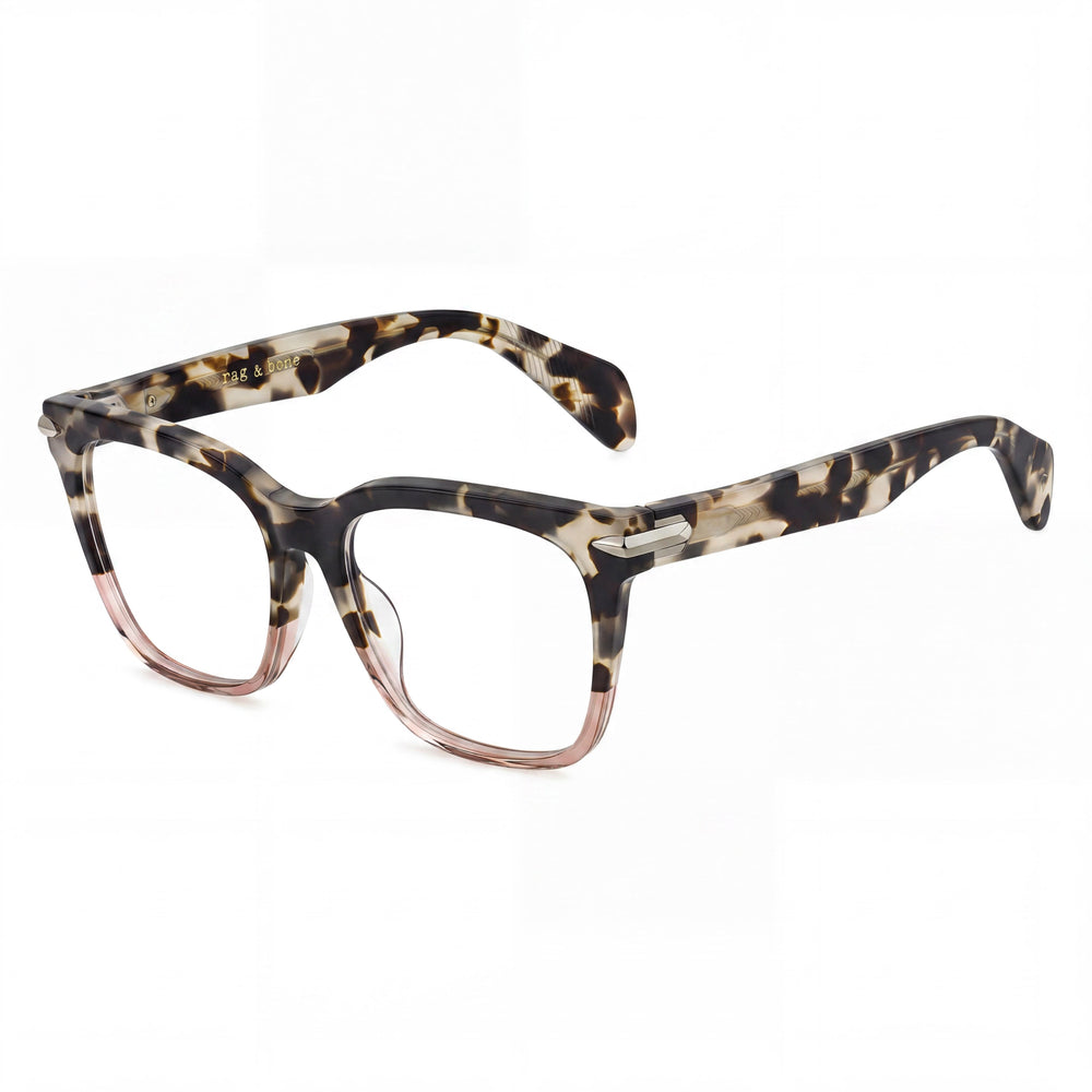 Rag & Bone Rnb 3015 - Gafas de sol para mujer, acetato, gris habana, 52-17-140