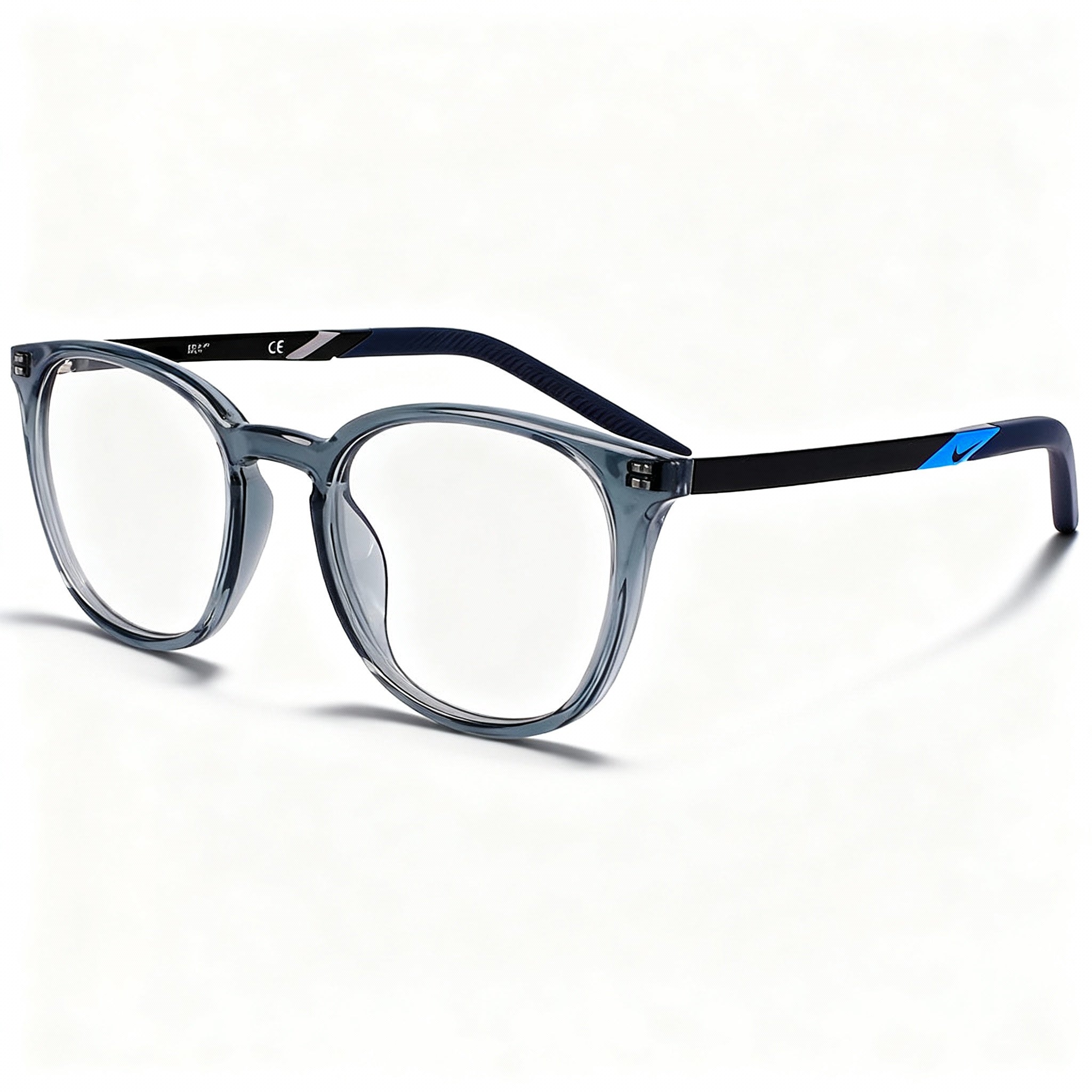 Nike 7257 Unisex Plastic Frame Polarized Sunglasses with Dark Grey Frame and Dark Grey Lenses 51mm, Photo 2