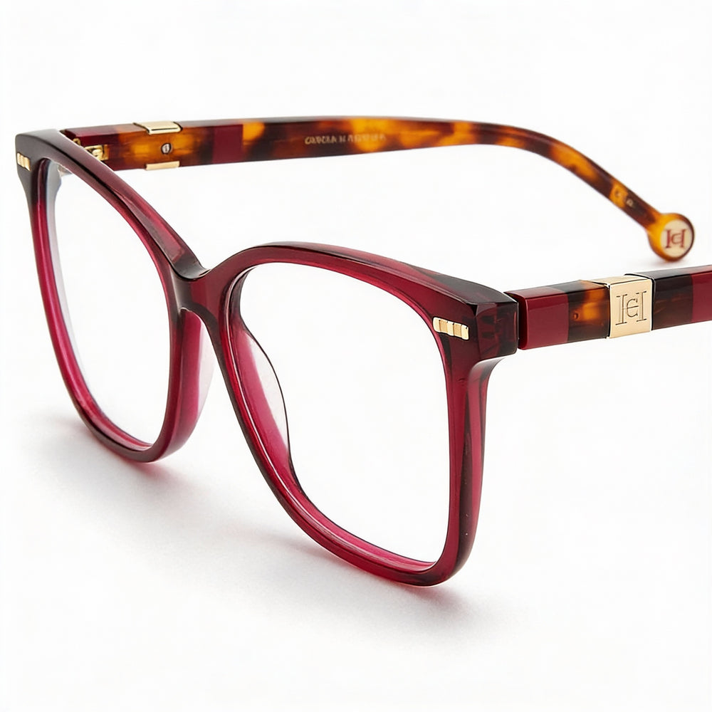 Carolina Herrera Her 0108 Modern Unisex Acetate Sunglasses Havana Castle 54mm