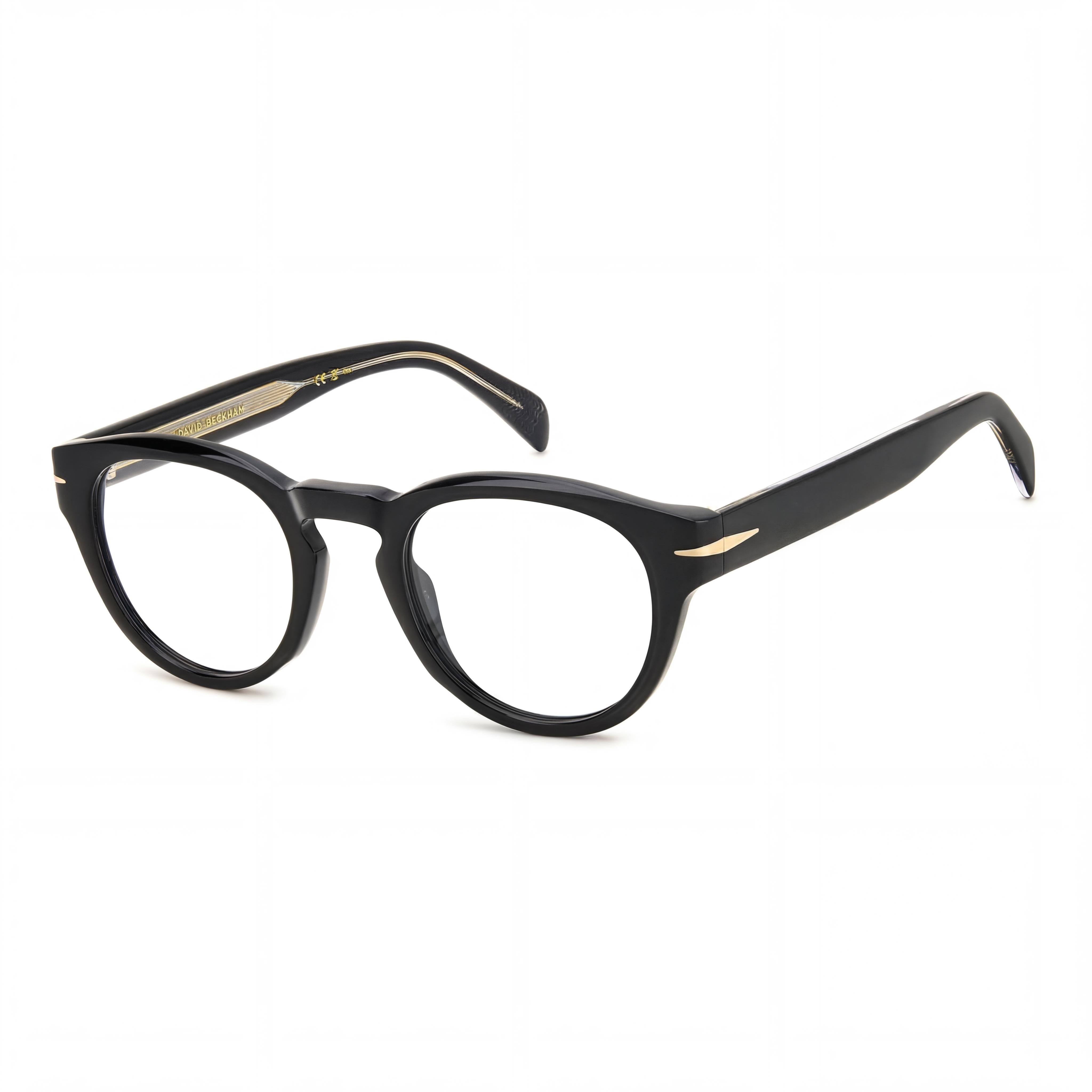Gafas de sol David Beckham Db 7114 para hombre, estilo moderno, con montura de acetato negro y lentes negras, ancho de lente de 48 mm., Photo 1