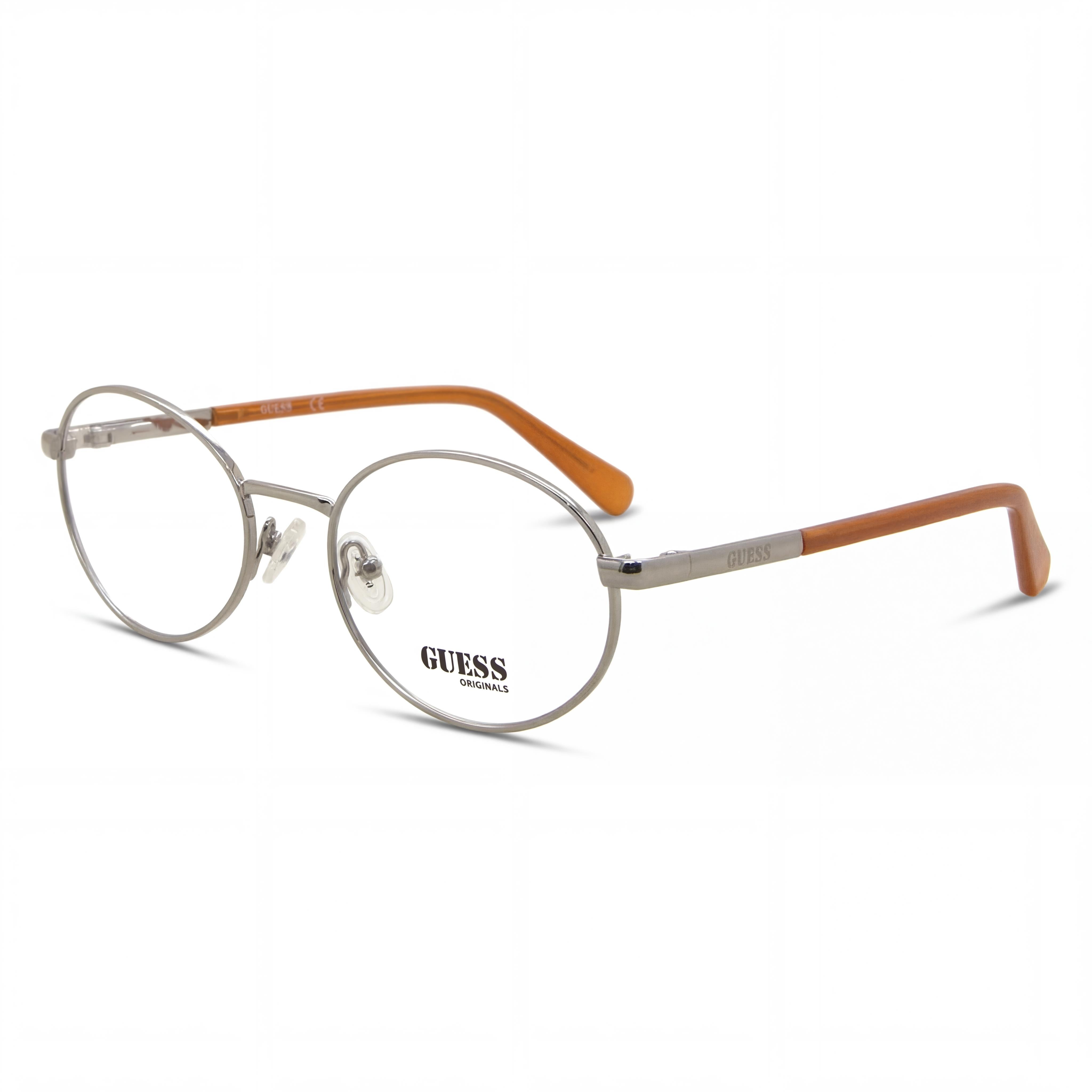 Gafas unisex Guess GU8239 de metal con montura de metal brillante, 55 mm, lentes no DEMO, Photo 1