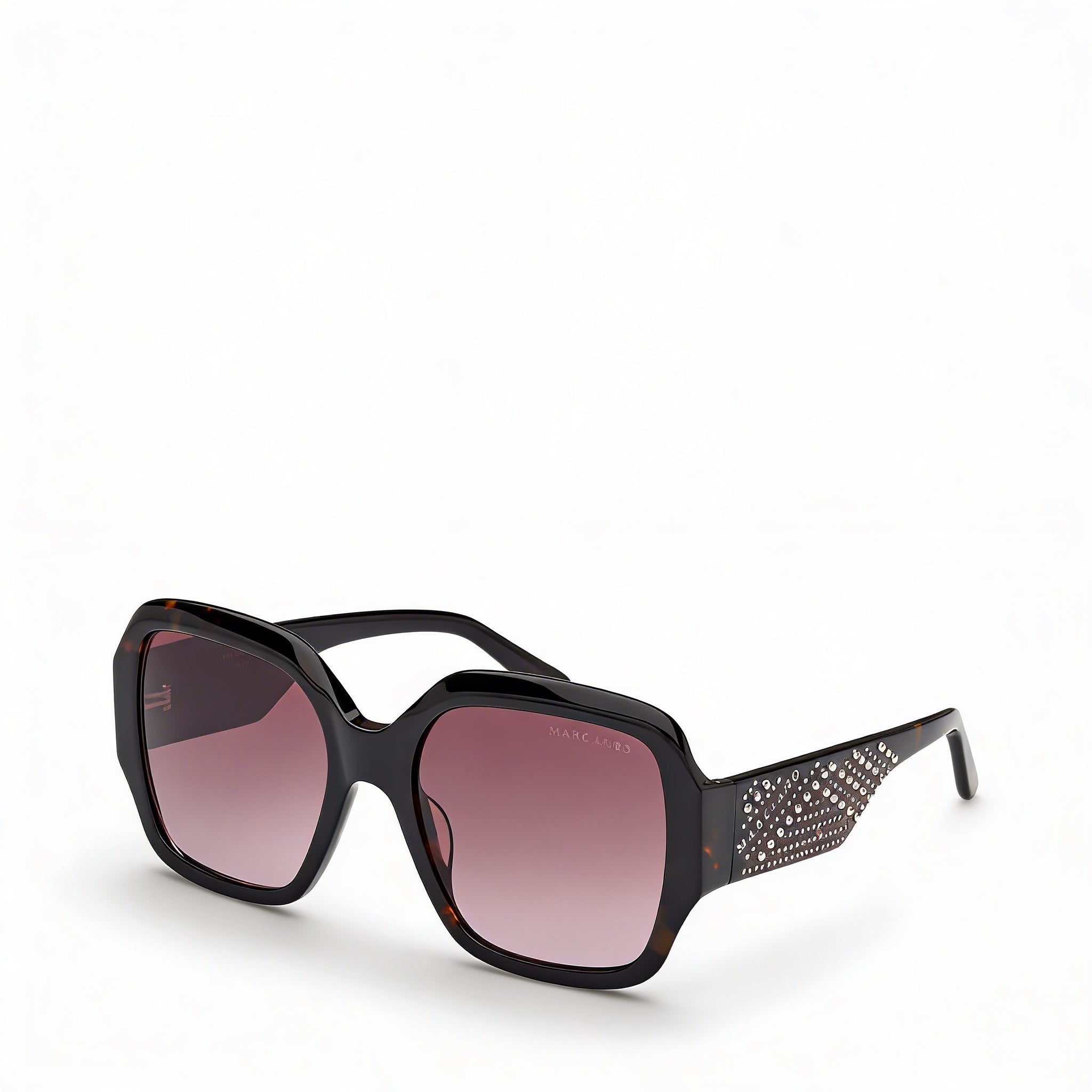 Guess by Marciano Classic Women's Plastic Dark Havana Frame Multicolor Lens Eyewear 56-19-140, Photo 1