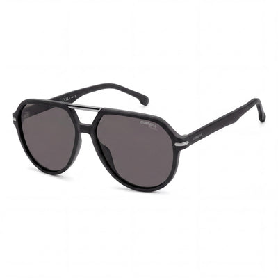 Carrera Contemporary CARRERA 315/S Men's Pilot Grey Polarized Sunglasses Matte Black/Grey 100% UV Protection 58mm