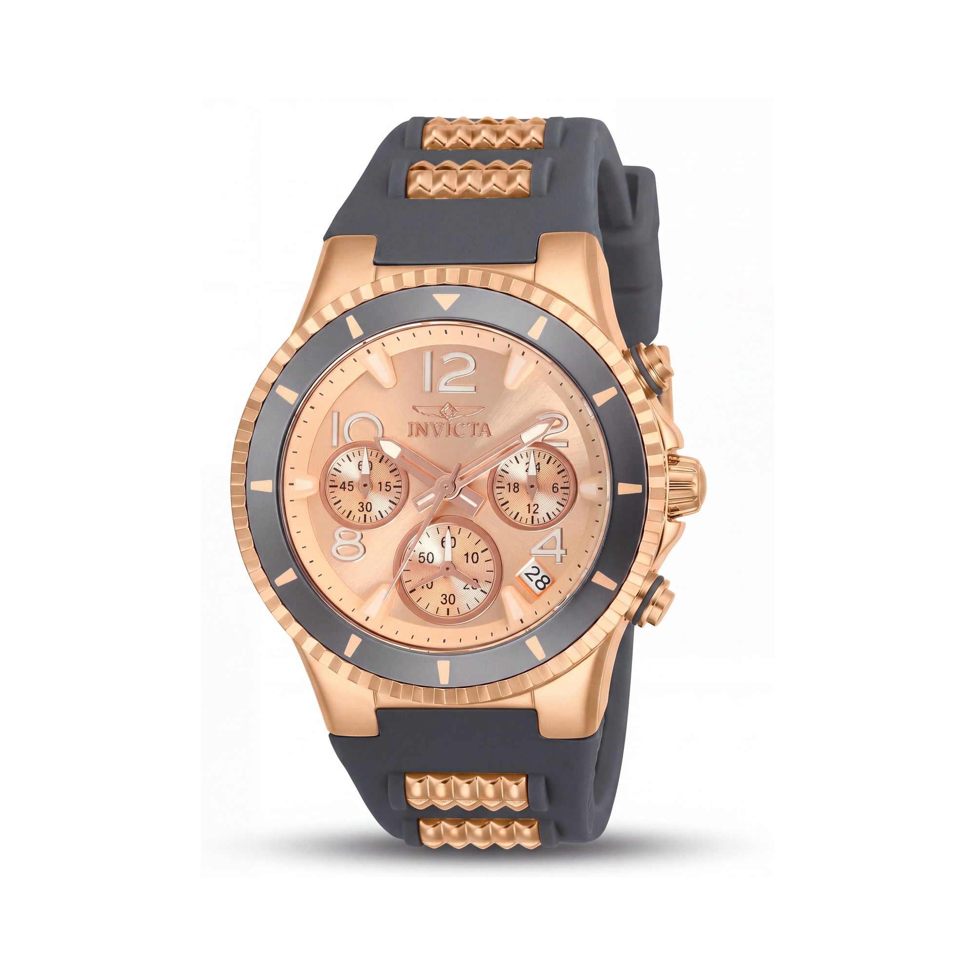 Reloj Invicta BLU de Cuarzo para Mujer, Caja de Acero Inoxidable de 39mm, Esfera Oro Rosado, Brilla en la Oscuridad, Resistente al Agua 10 Bar, Photo 1