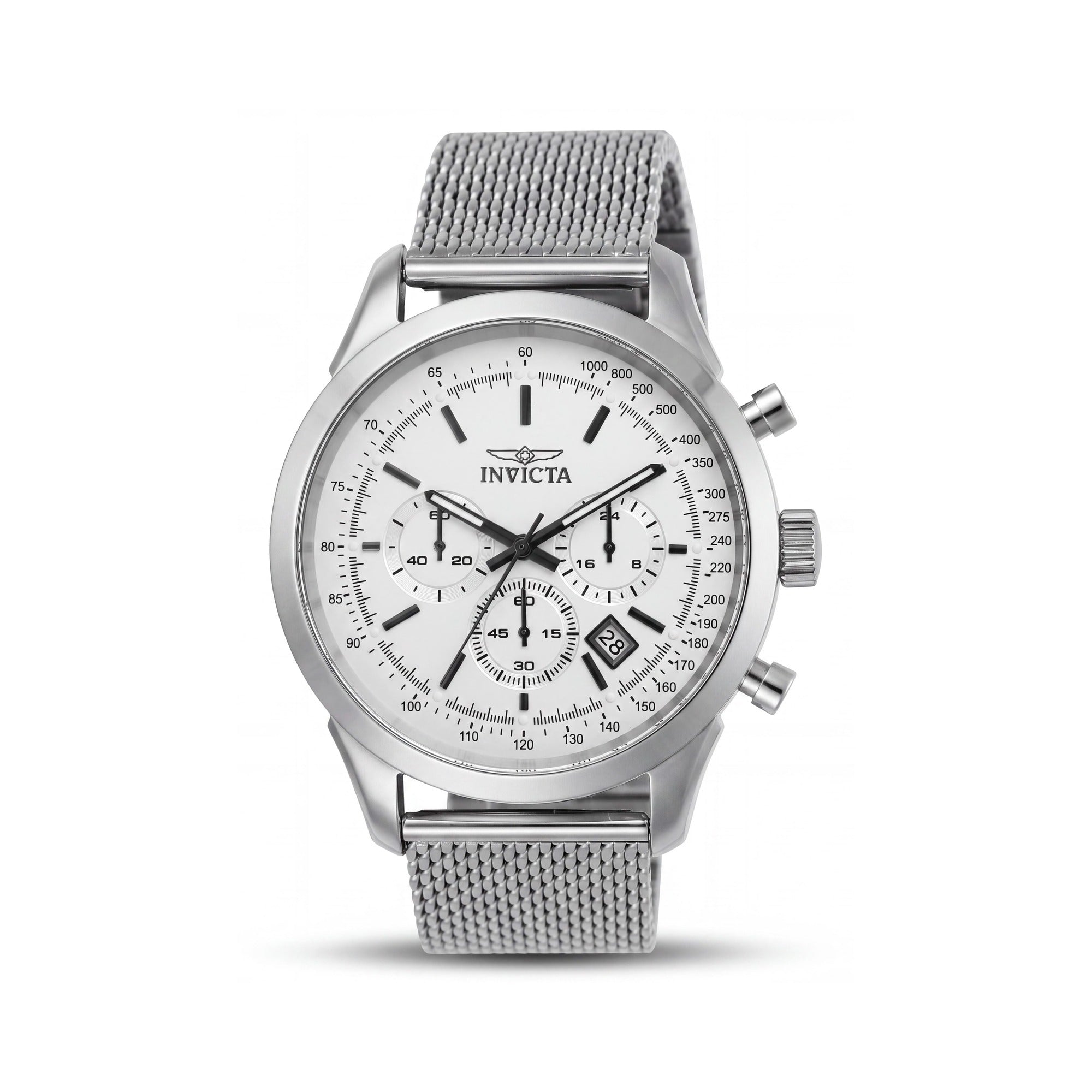 Invicta 25222 Men's Speedway Chronograph Watch - Silver Stainless Steel, Swiss Quartz Movement, 100m Water Resistant, Photo 1