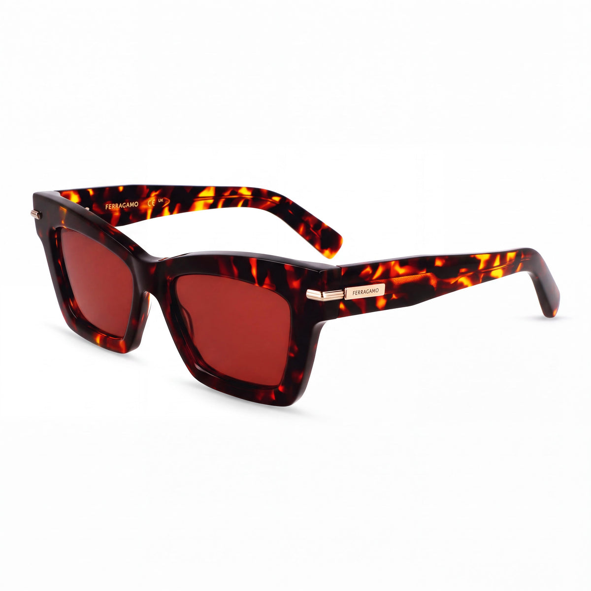 Gafas Ferragamo Sf2031s de Titanio Tortuga Oscuro sin Montura para Mujer 52-17-145, Photo 1
