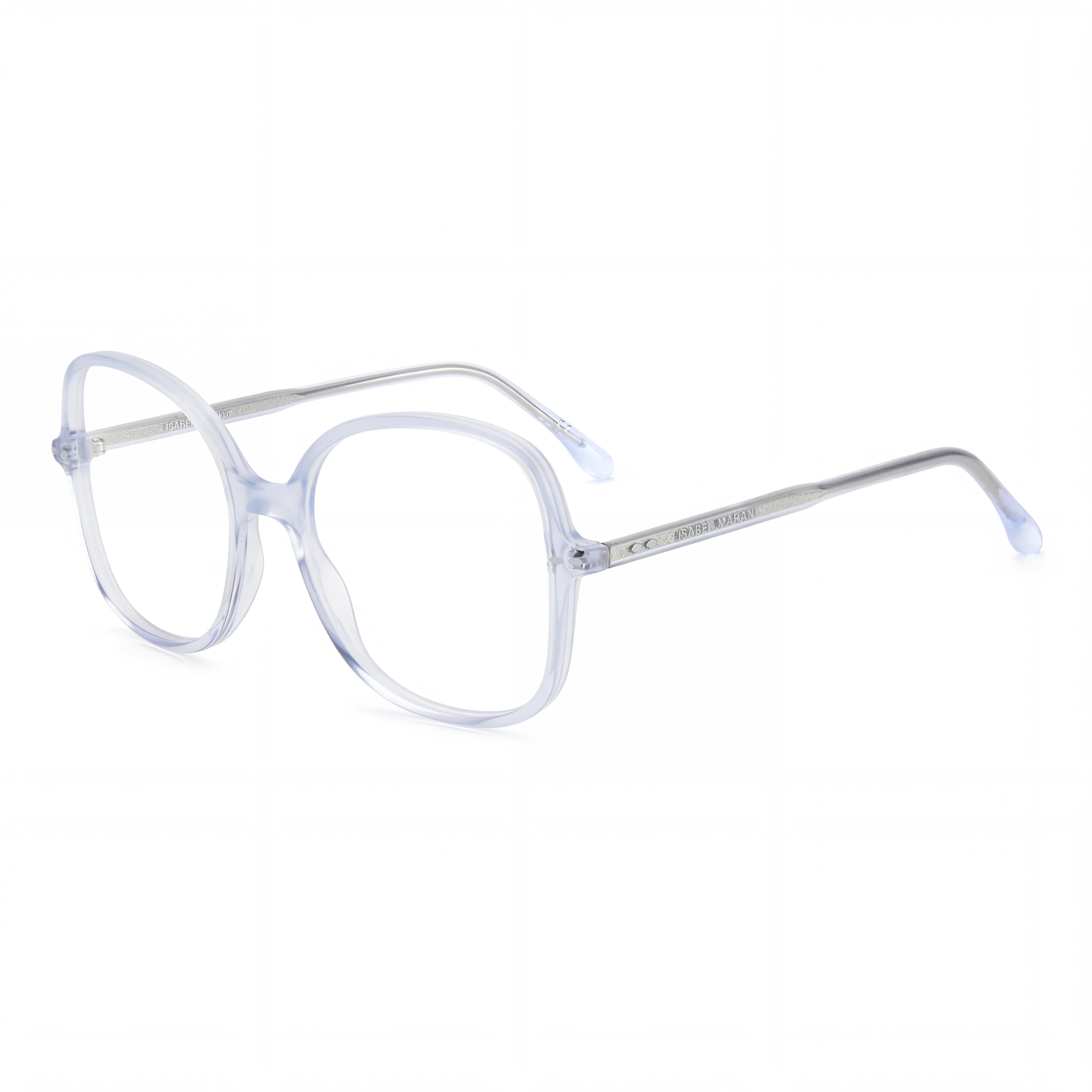 Isabel Marant Modern Unisex Azure Acetate Frame Non-Polarized Polycarbonate Lens Sunglasses 54mm, Photo 1