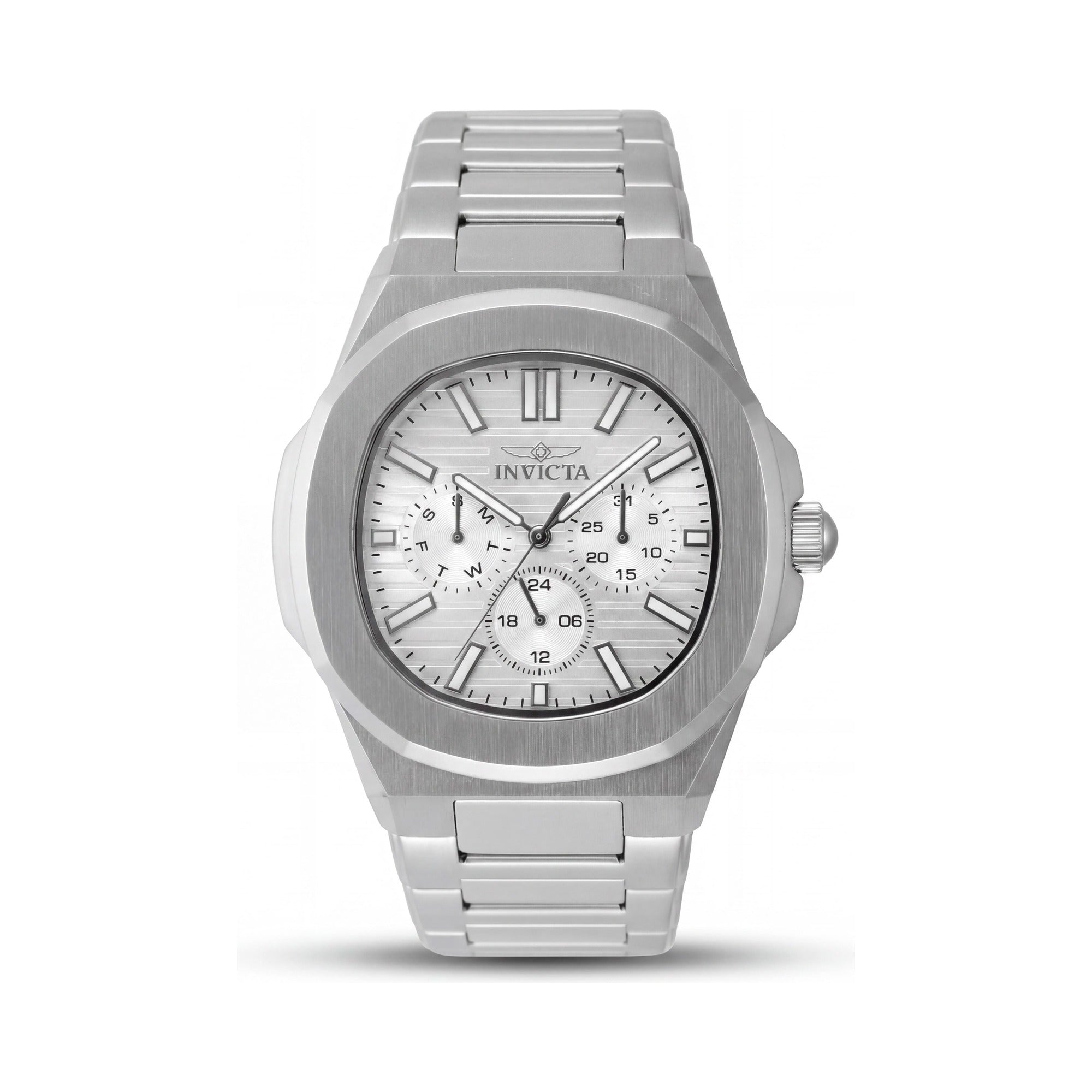 Reloj cronógrafo unisex Invicta Speedway 48324 de acero inoxidable con esfera plateada de 41 mm., Photo 1
