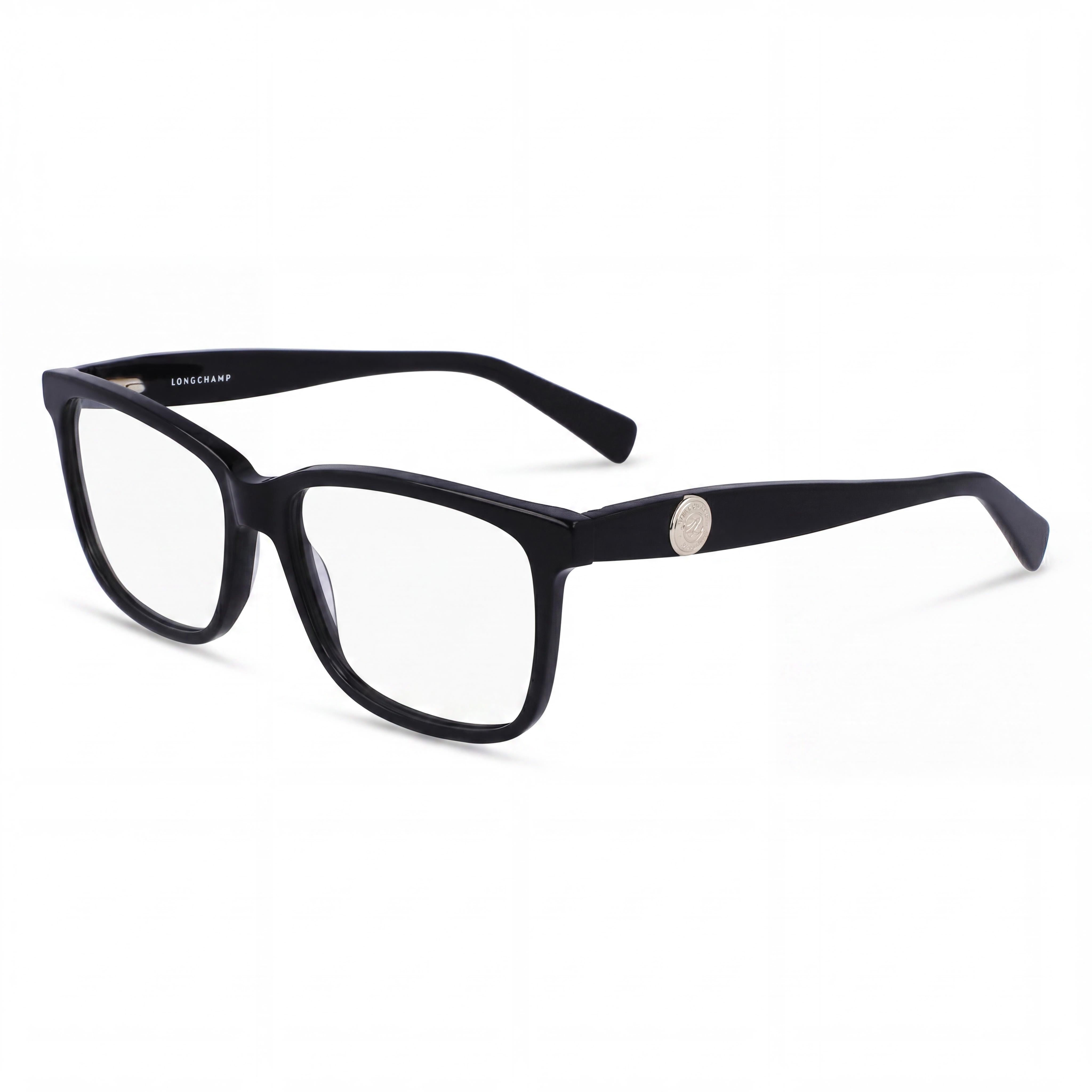 Longchamp Casual LO2716 Men's Black Square Plastic Frame Demo Optical Eyeglasses 54-15-140mm, Photo 1