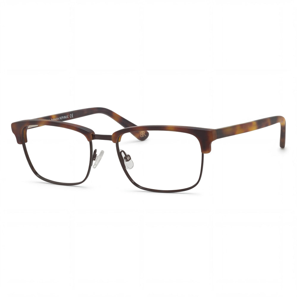 Banana Republic Otis/N Men's Brown Havana Eyeglasses with 52mm Lens Width, 140mm Bridge Width, 18mm Temple Length