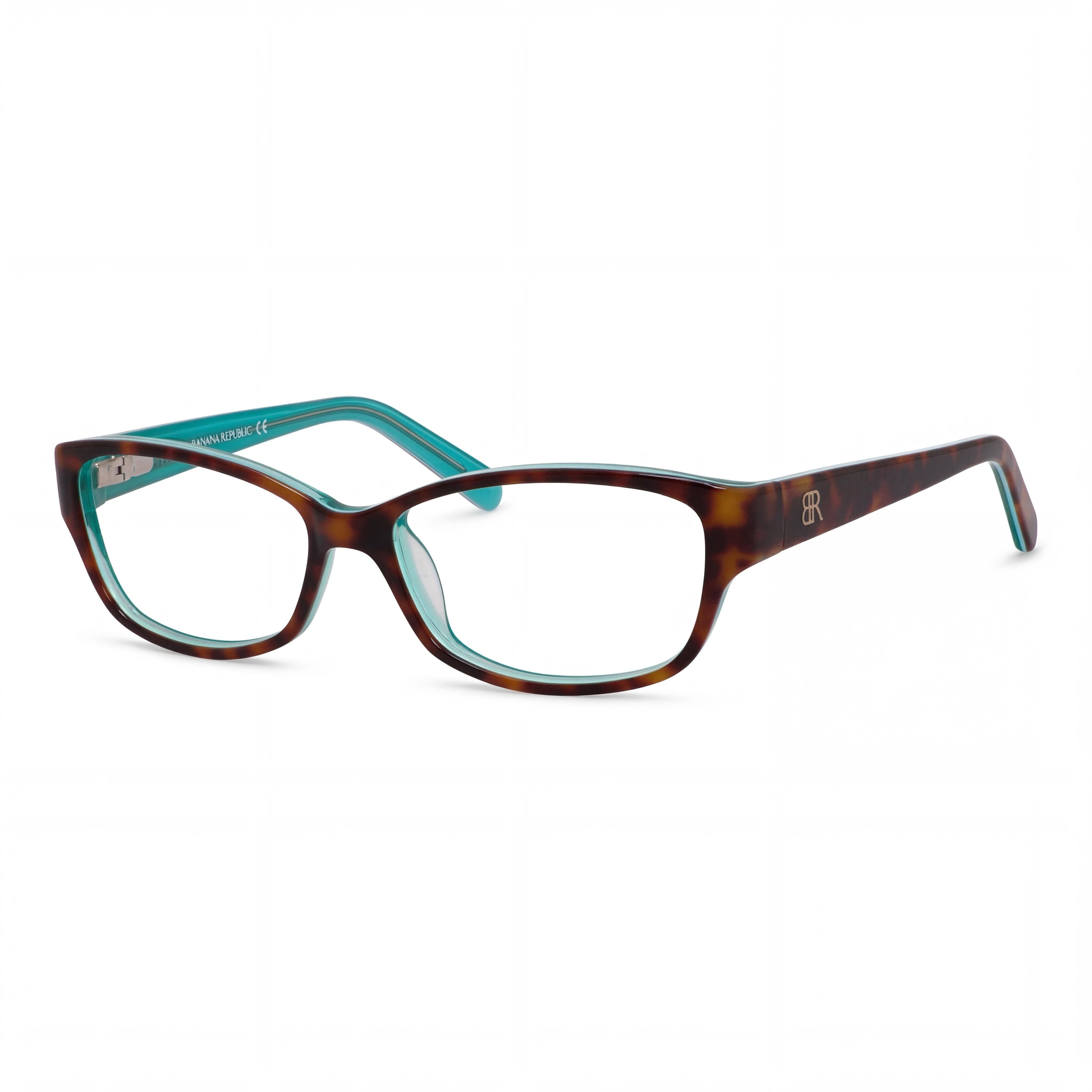 Gafas de sol BANANA REPUBLIC Buffy para hombre con montura completa de plástico rectangular, color carey, talla 55-15-135, Photo 1