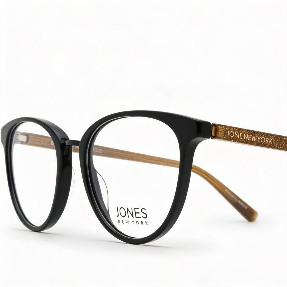 Jones New York J776 Women's Gold Plastic Frame Polarized Sunglasses with 51mm Lens, 18mm Bridge, 135mm Temple