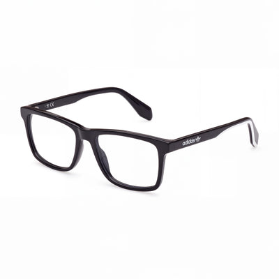 Gafas de sol rectangulares de plástico para hombre adidas Originals, negro 53-16-145
