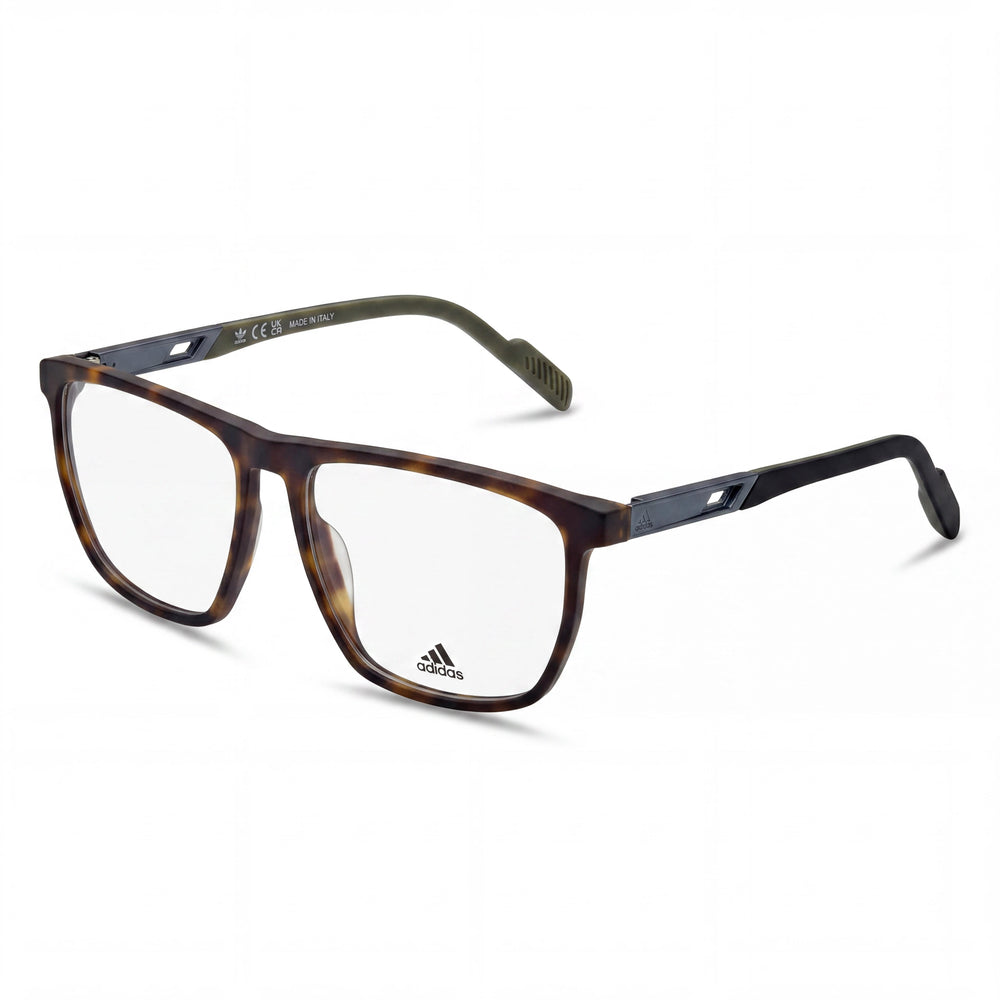 Adidas Modern Men's Dark Havana Plastic Eyeglasses Frame featuring Polarized Clear Lenses 56-15-145