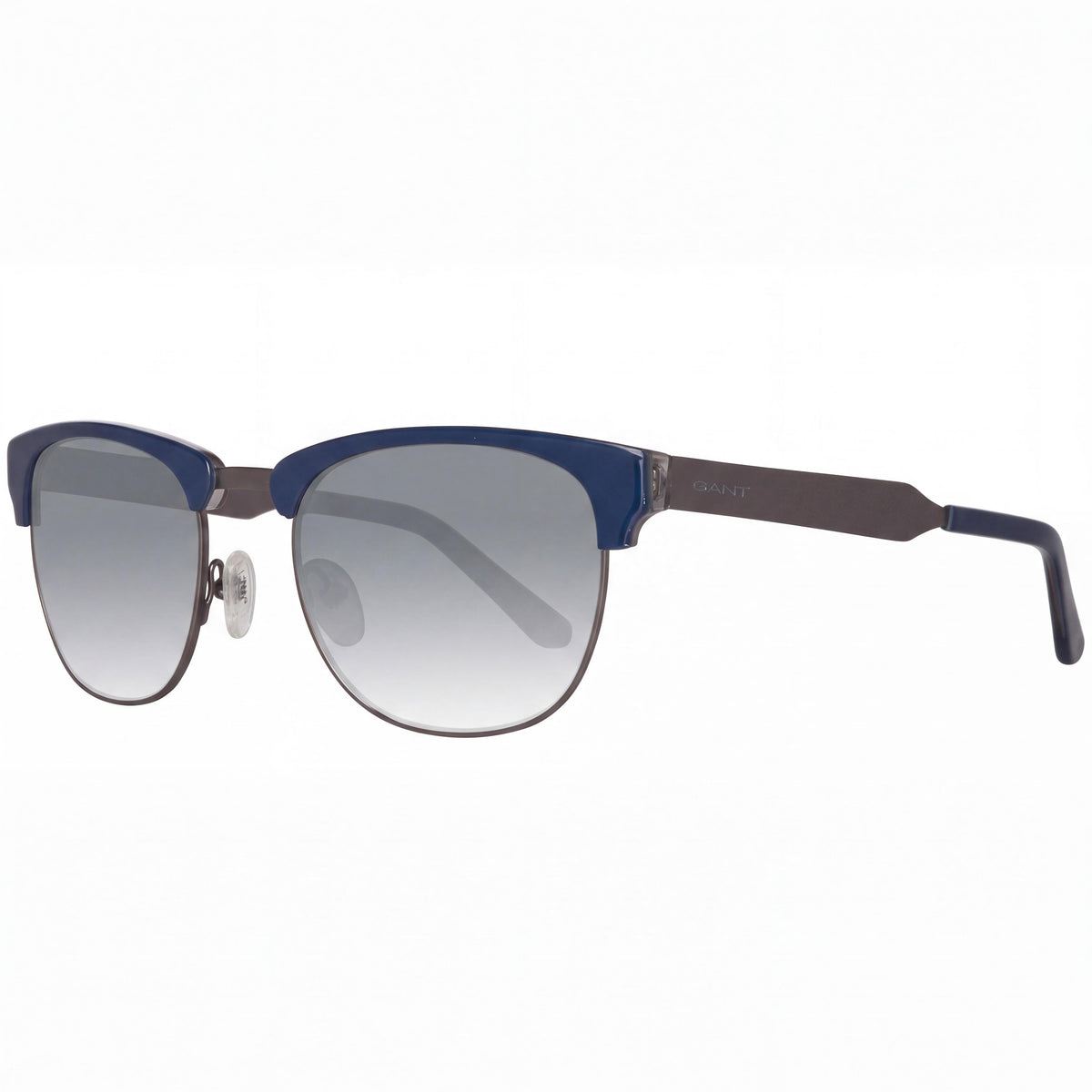 Gafas de sol GANT para hombre, estilo clásico, de acetato/metal con protección UV, montura transparente multicolor, lentes moradas, 145 mm, Photo 1