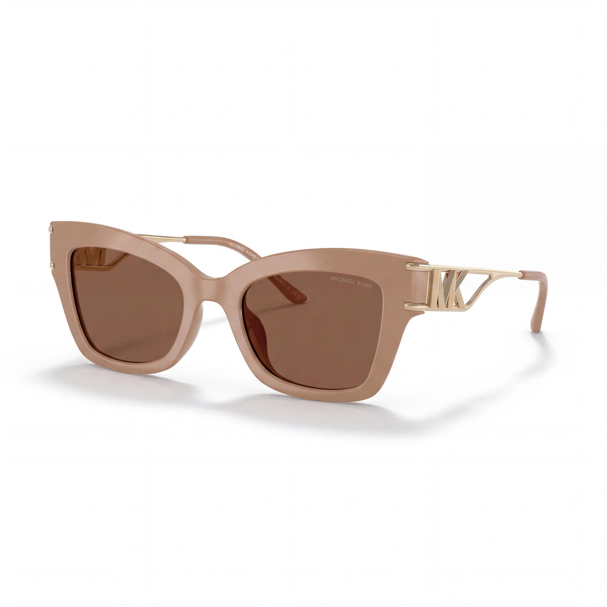 Michael Kors MK2237U Cantabria Universal Fit Women's Plastic Camel Brown Solid Brown Lenses 100% UV 52mm, Photo 1