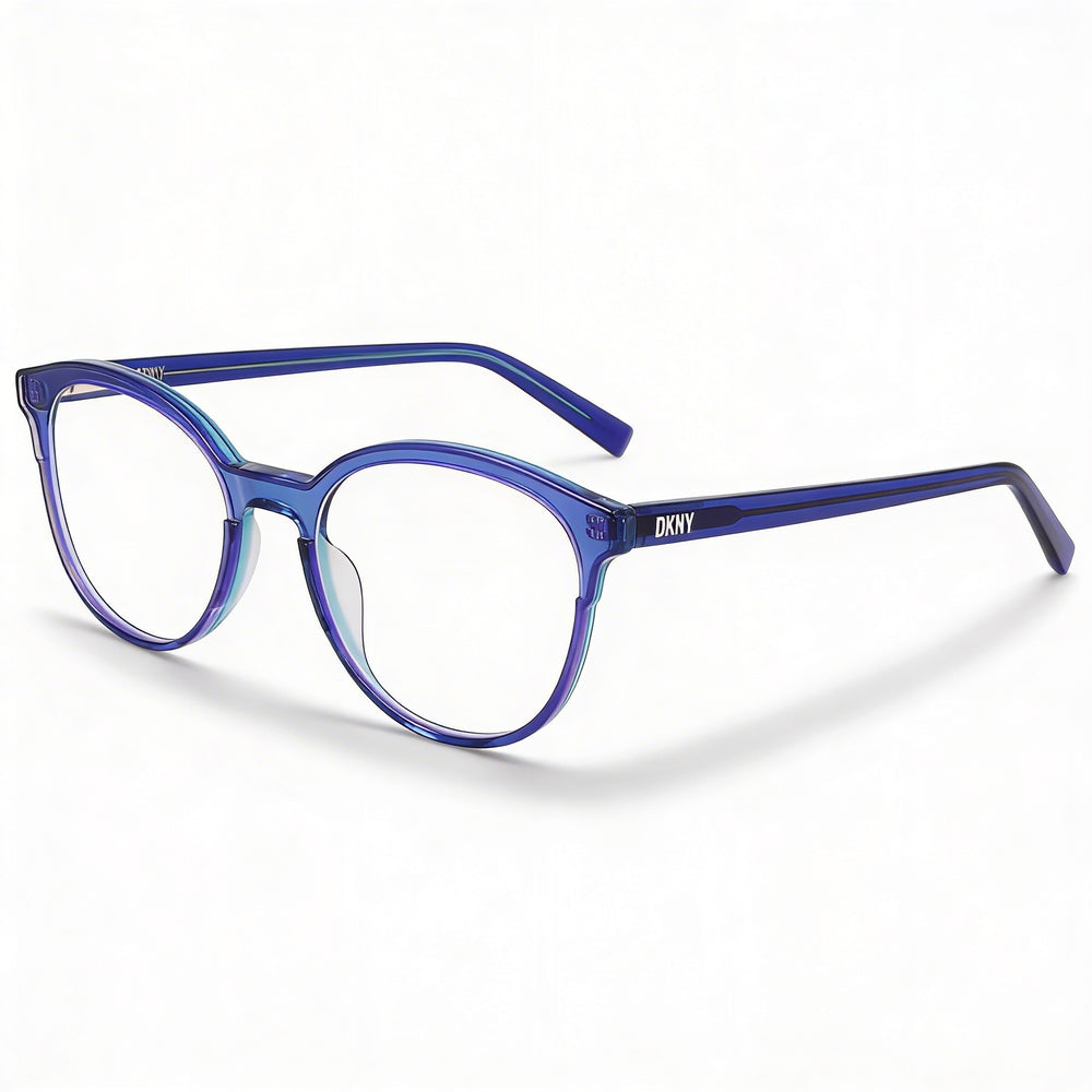 DKNY Classic Women's Triple Blueberry Acetate Eyeglasses with Non- Multicolor Lenses 50-18-140
