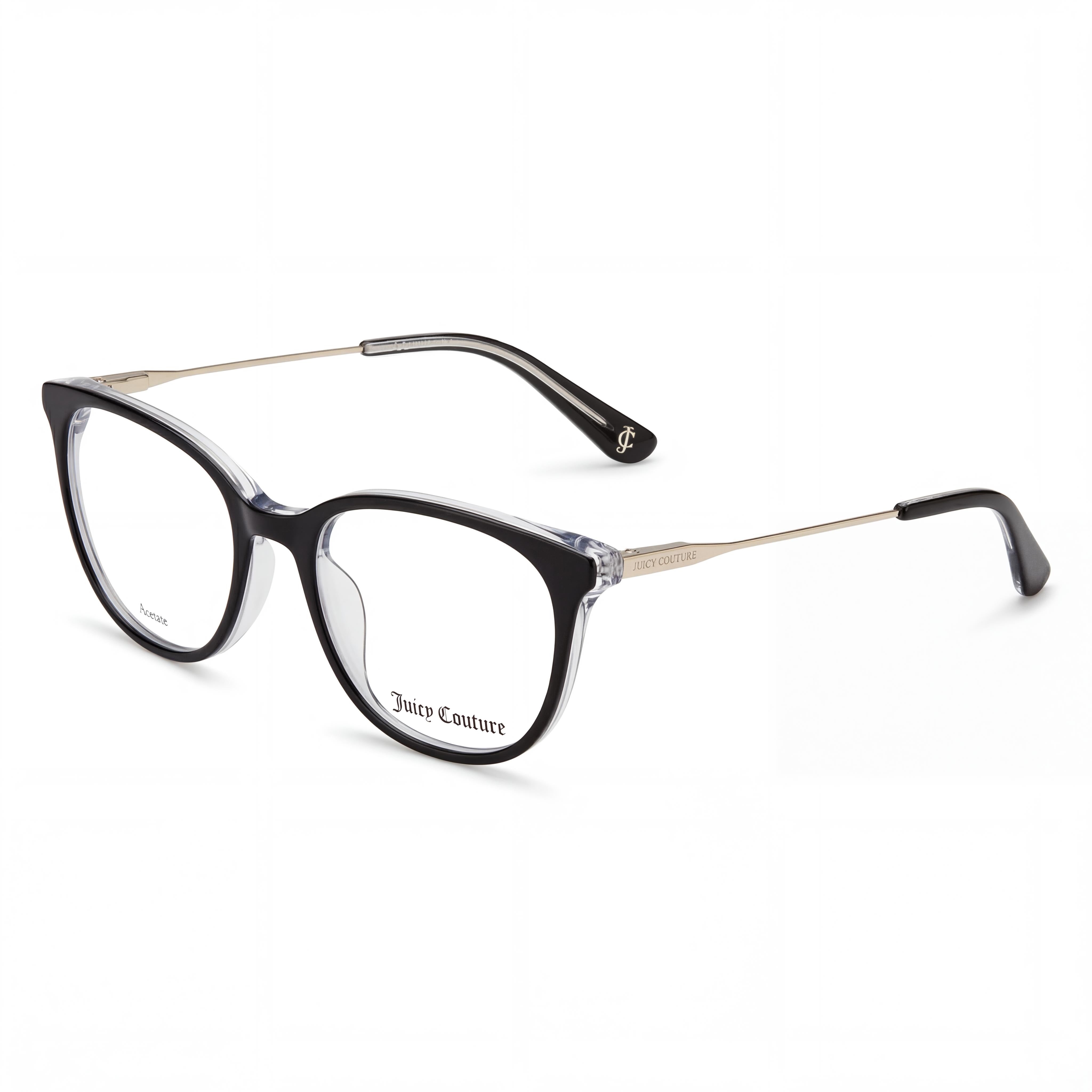 Gafas de sol Juicy Couture Comtemporary para mujer, montura de acetato negra, sin polarizar, protección UV, 51 mm, Photo 1