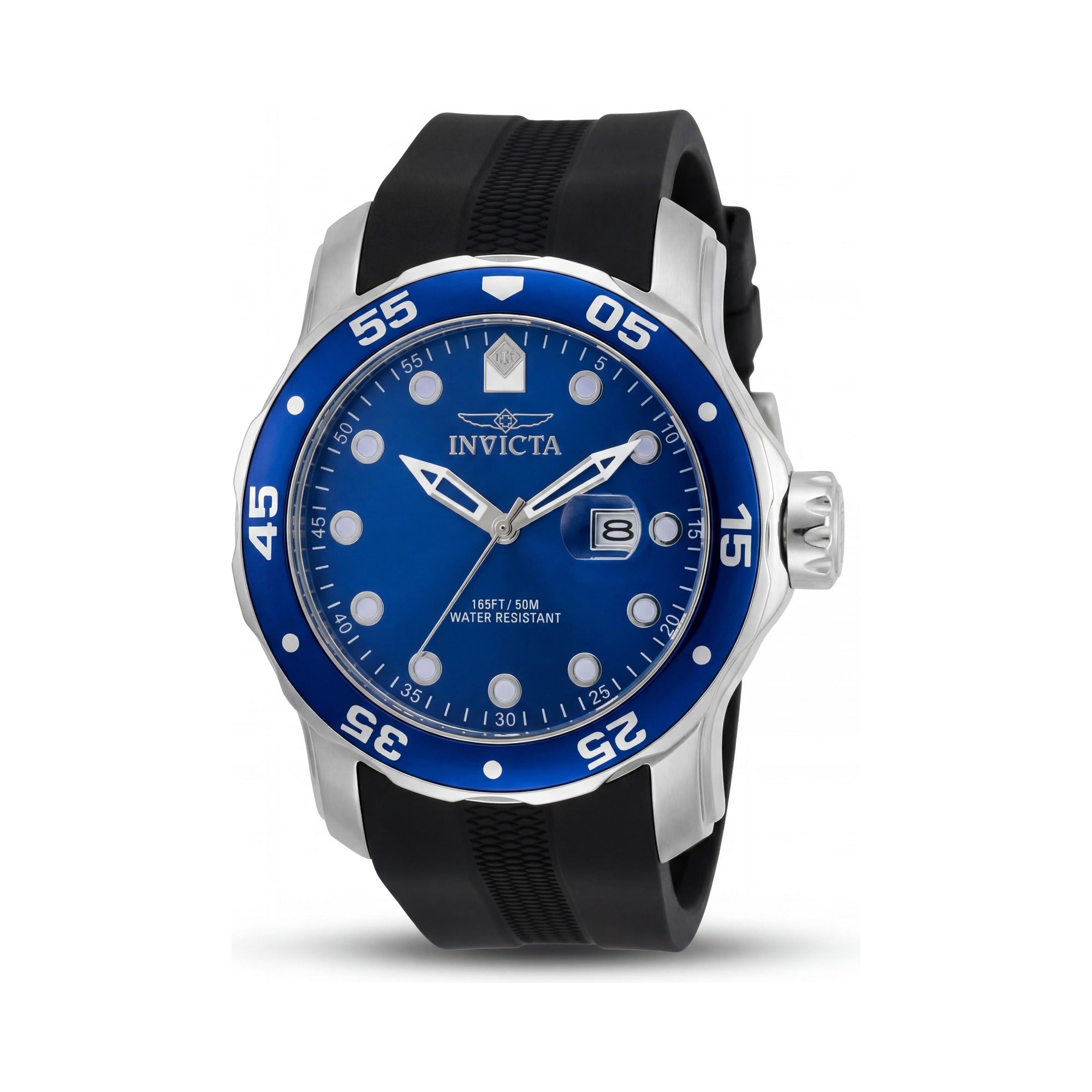 Reloj Invicta Pro Diver IN-45734-AMZUK para hombre, de cuarzo, resistente al agua, de acero inoxidable plateado y esfera azul, de 48 mm., Photo 1