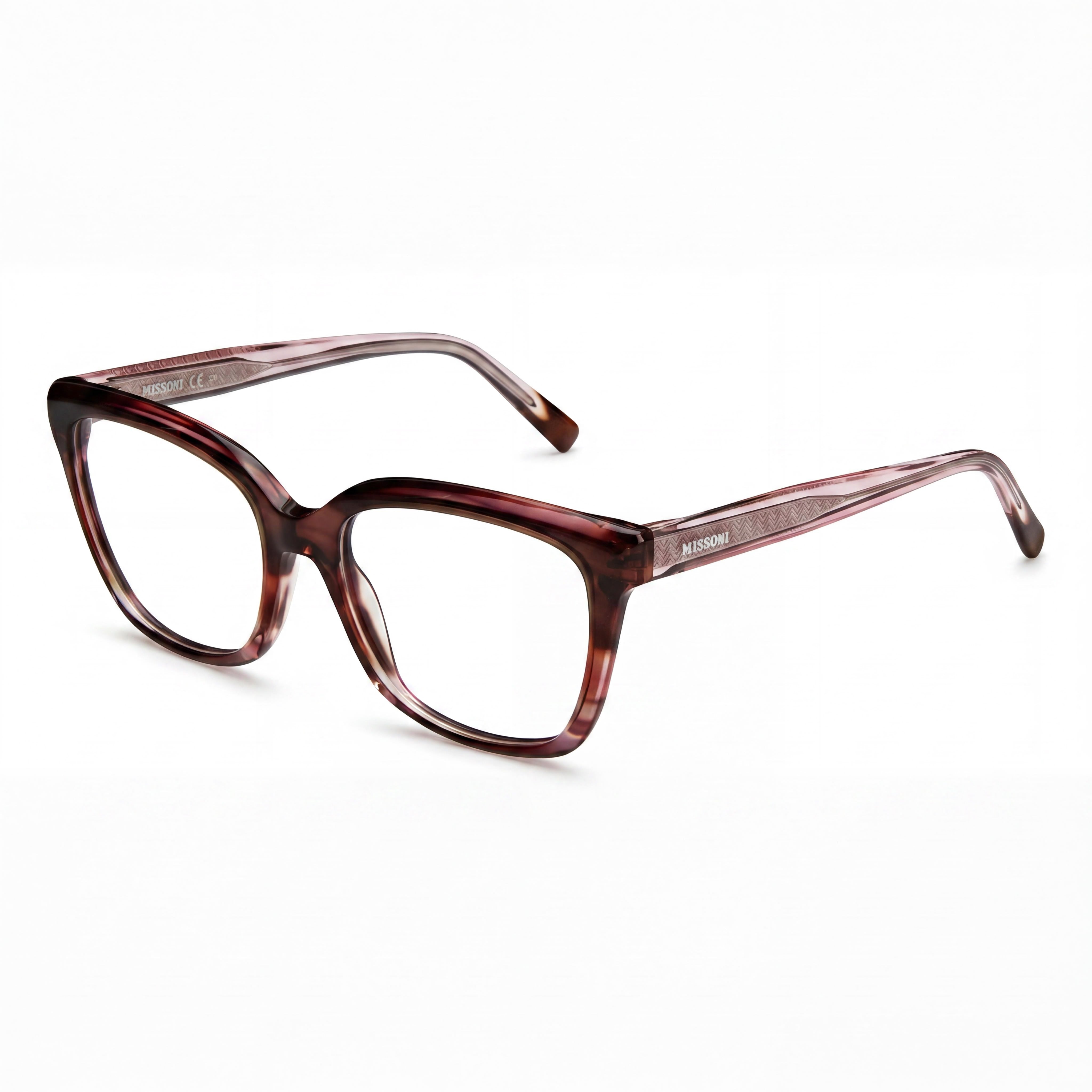Missoni Modern Women's Pink Red Horn Acetate Eyewear 53mm, Photo 1