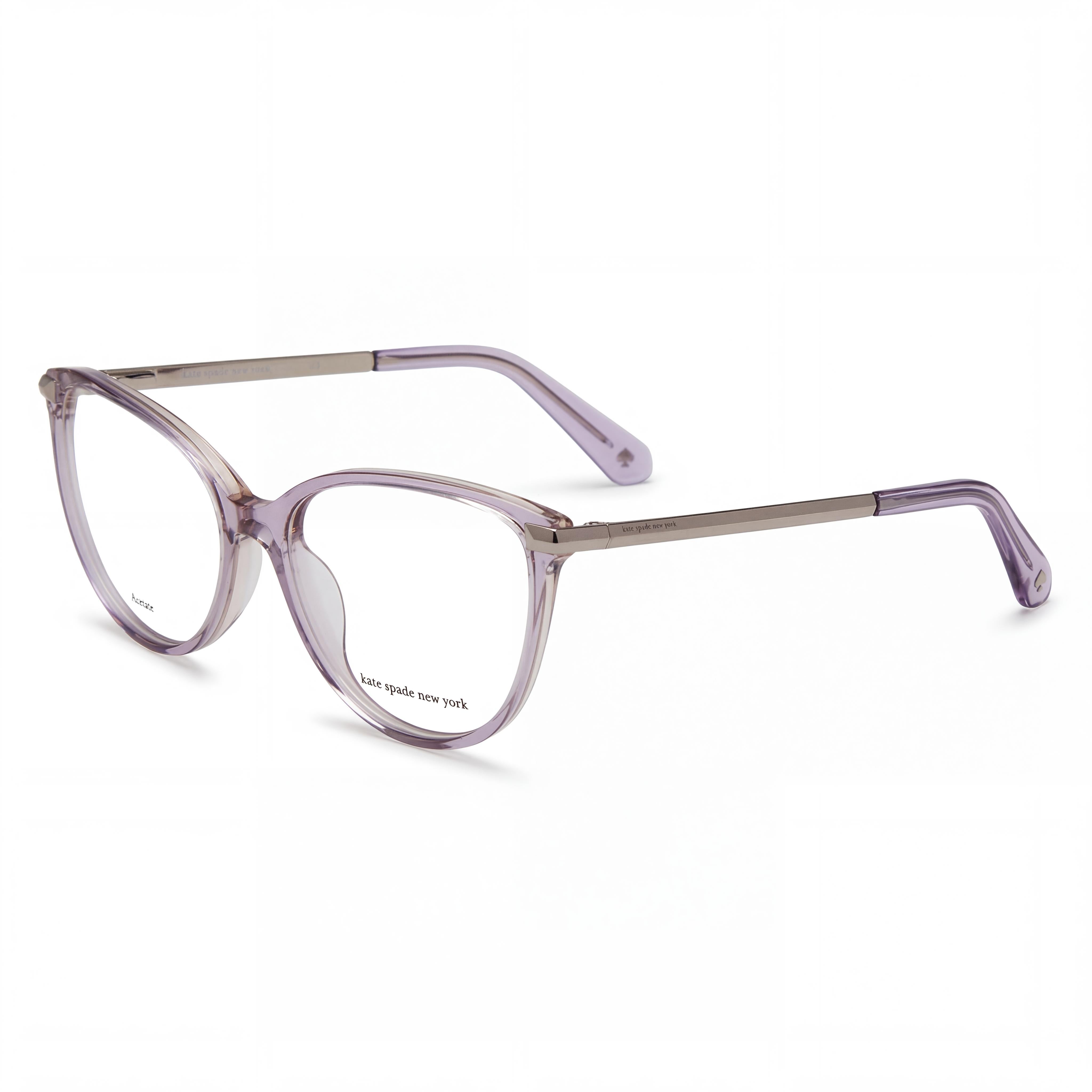kate spade new york Modern Women's Sunglasses with Lilac Plastic Frame and Polycarbonate Polarized Lenses 54mm, Photo 1