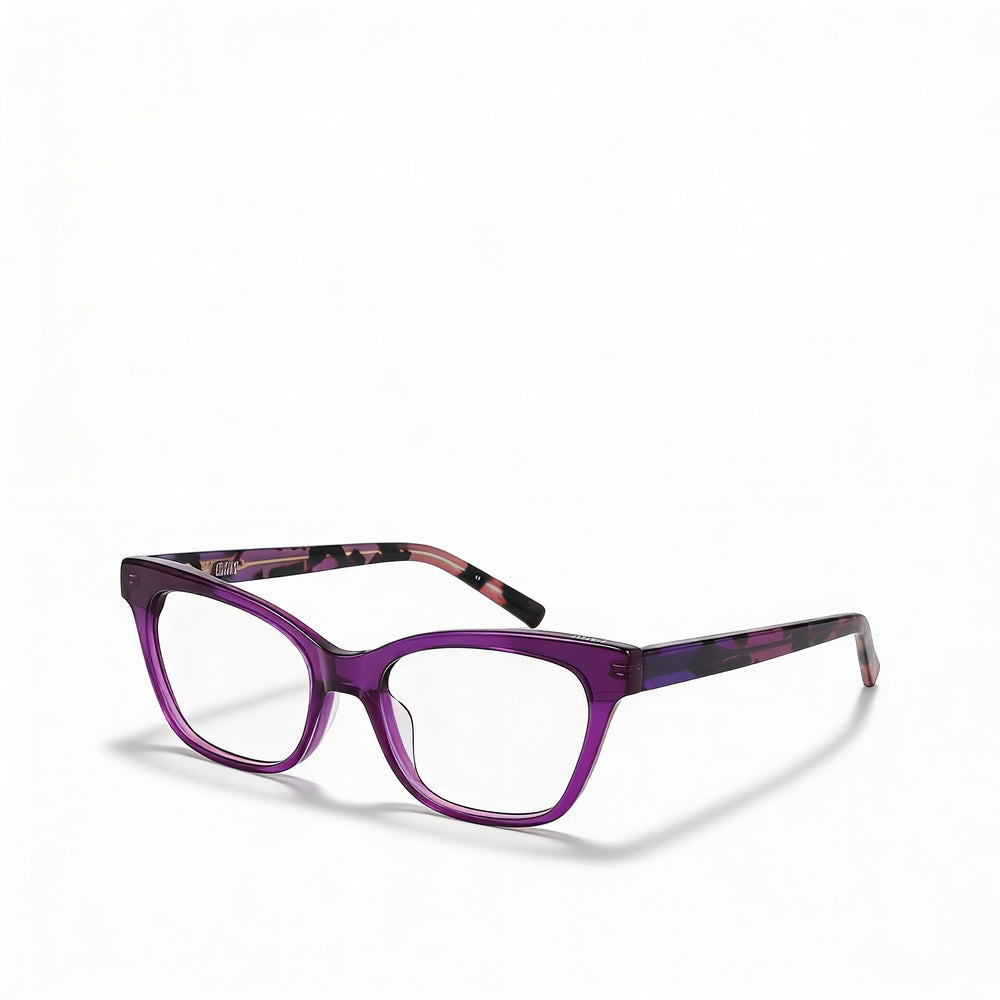 DKNY Dk5053 Unisex Sunglasses with Crystal Purple Acetate Frame and Non-Polarized Lenses, Size 51mm