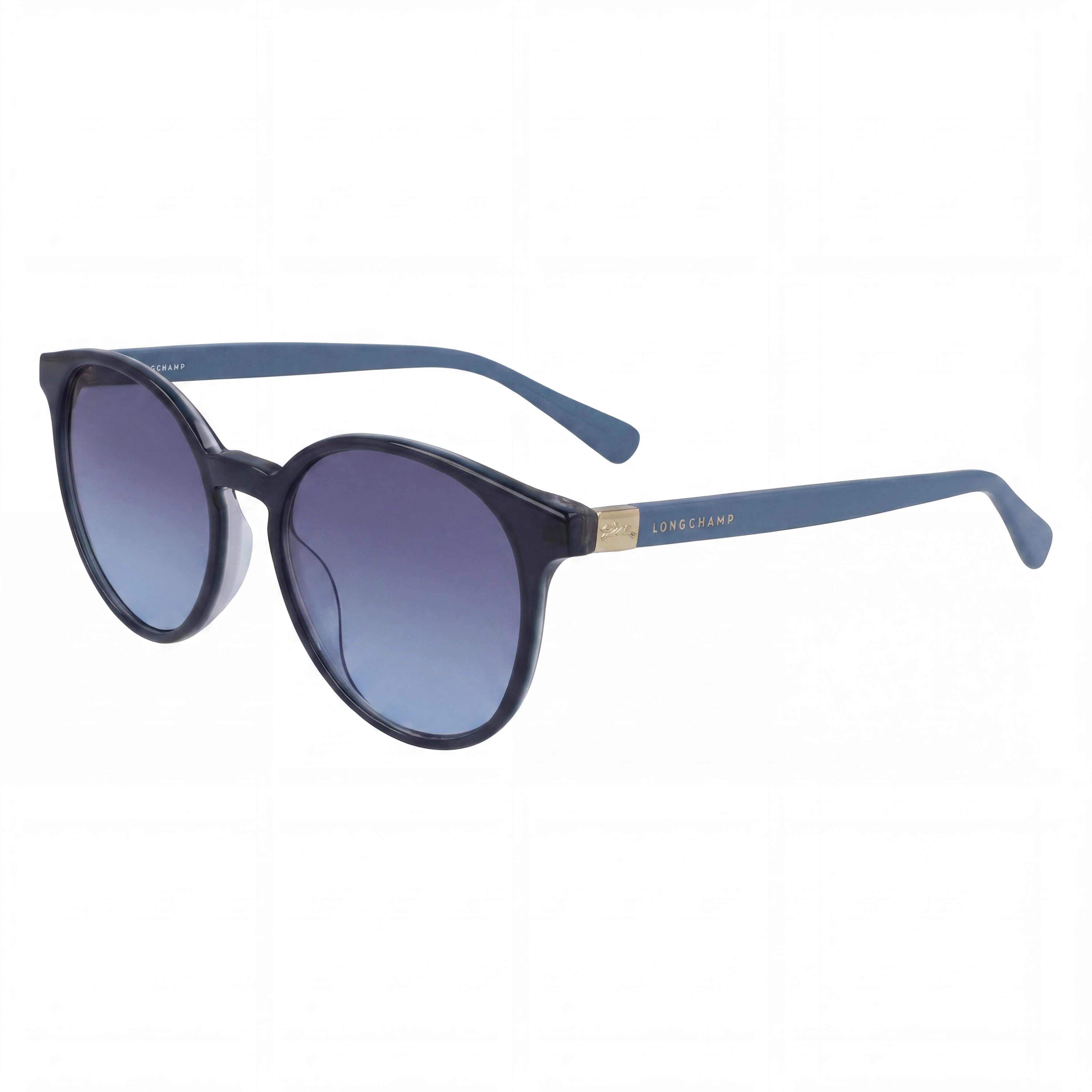 Longchamp LO658S Women's Blue Plastic Frame Sunglasses 51mm Lens, 17mm Bridge, 140mm Temple, Photo 1