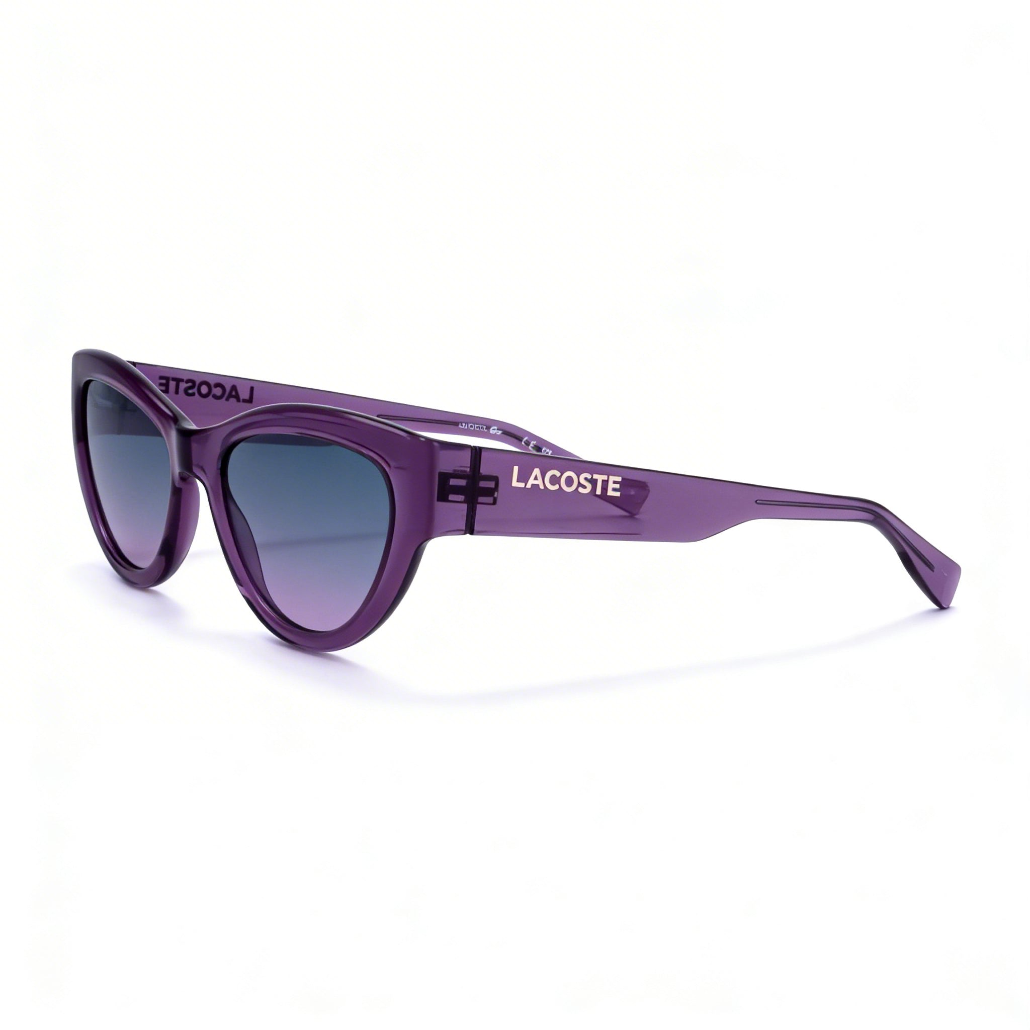 Lacoste Women's L6013s Multi-Coloured Iniettato Frame 100% UV Protection Transparent Purple Lens 54mm Sunglasses, Photo 1