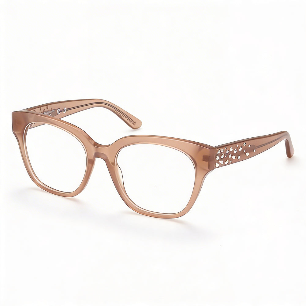Guess by Marciano Gm50017 Collection Women's Shiny Beige Plastic Eyewear Frame 52-19-140