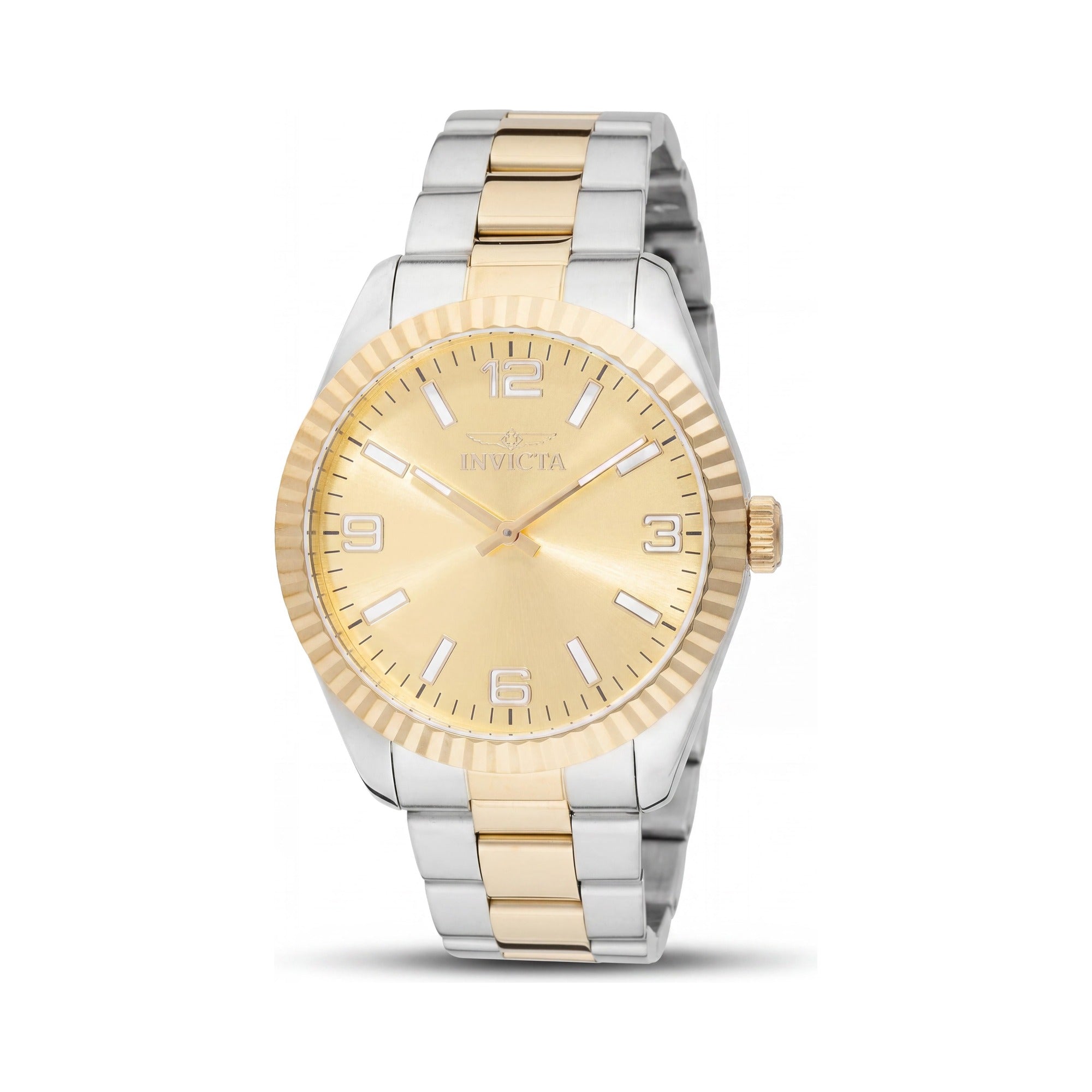 Invicta Specialty 49679 Men's Gold Dial Stainless Steel Bracelet Quartz Watch 43mm, 5 ATM Water Resistant, Photo 1