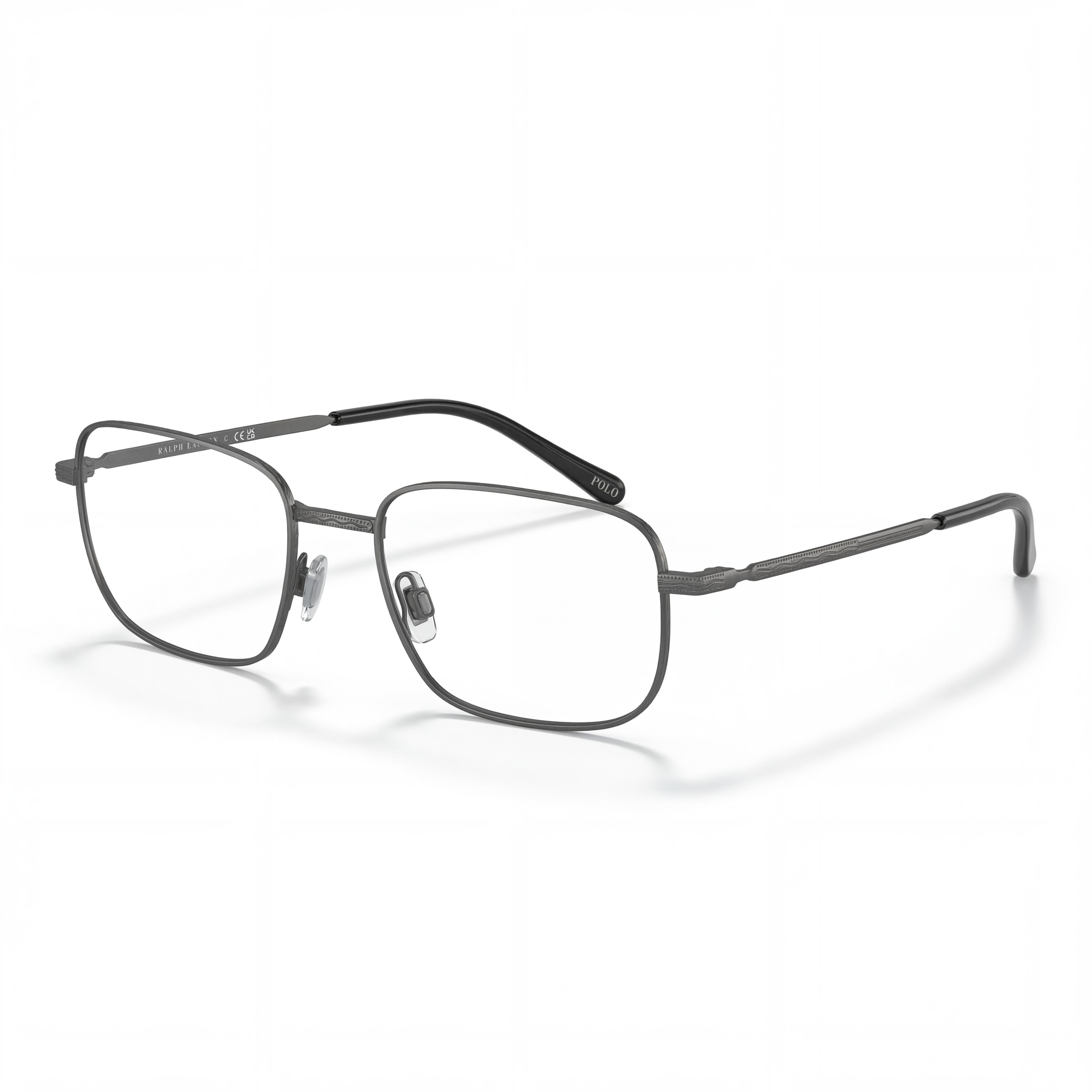 POLO RALPH LAUREN Ph1218 Women's Metal Frame Optical Eyeglasses in Semishiny Dark Gunmetal 54mm, Photo 1