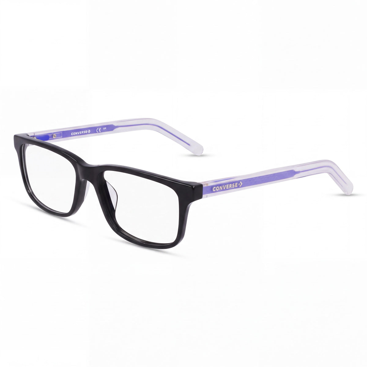 Converse Cv5082y Classic Black Acetate Unisex Prescription-Ready Optical Frames 51mm, Photo 1