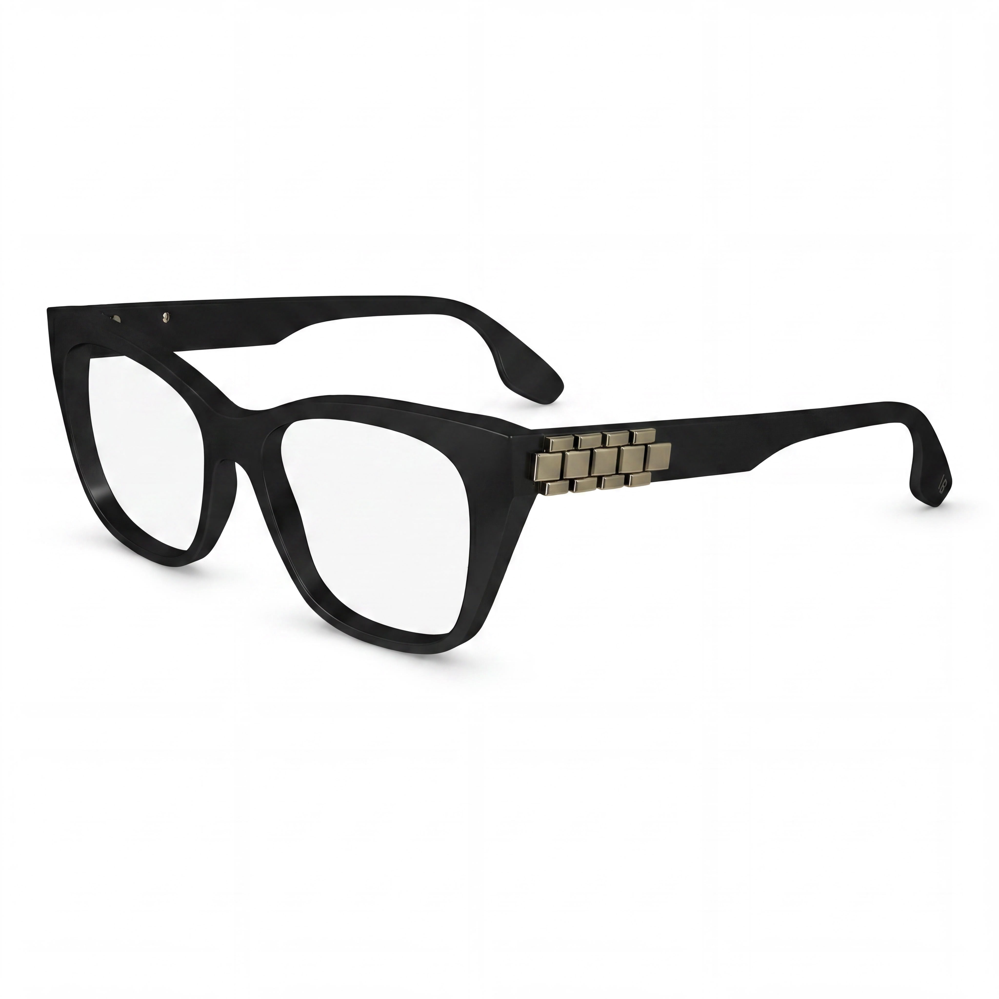 Victoria Beckham Modern Women's Eyewear crafted with a Black Acetate Frame and Black Lenses 52mm, Photo 1