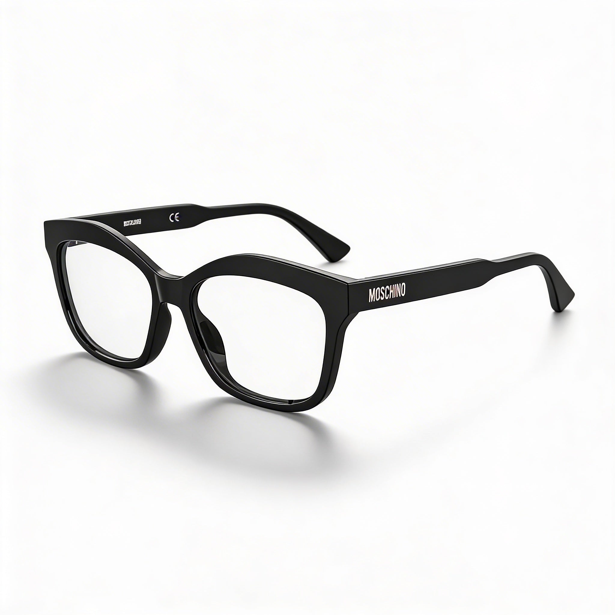 Gafas de sol Moschino MOS606 de plástico negro con forma de ojo de gato para mujer de 53 mm, Photo 1