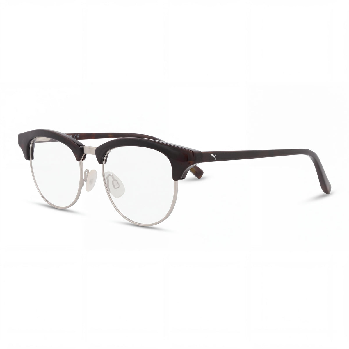 PUMA Optical Frames Women's Round/Oval Plastic Havana Transparent 50mm, Photo 1