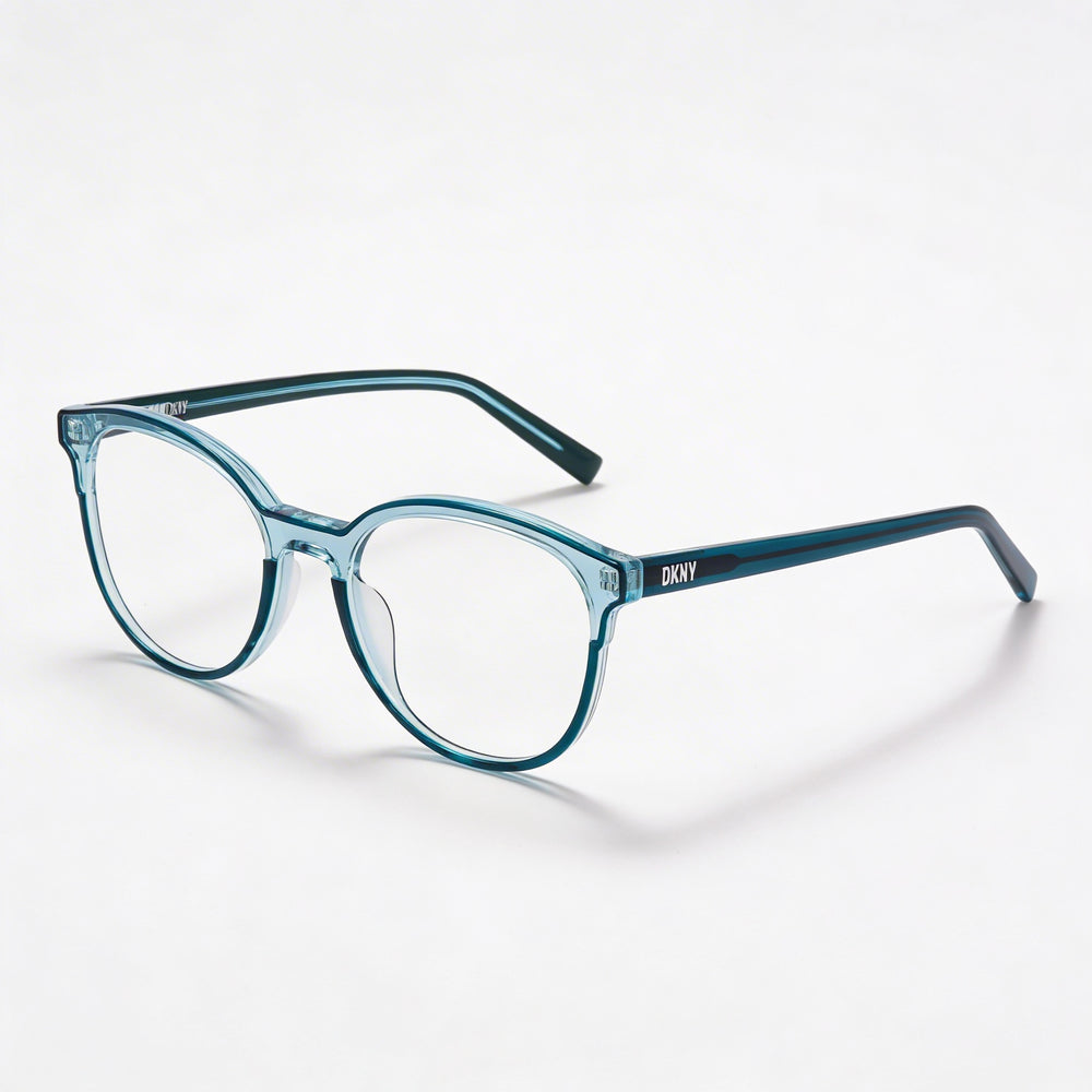 DKNY Classic Women's Acetate Eyewear Frame in Double Sage, featuring 50mm Lens, 18mm Bridge, 140mm Temple