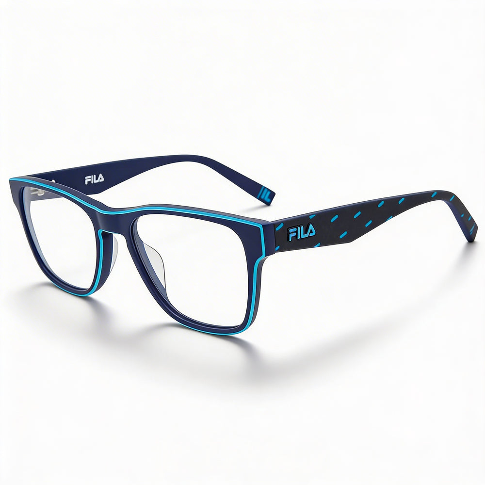 Gafas graduadas Fila Vfi115 para hombre con montura de acetato y metal y lentes no polarizadas de 54 mm
