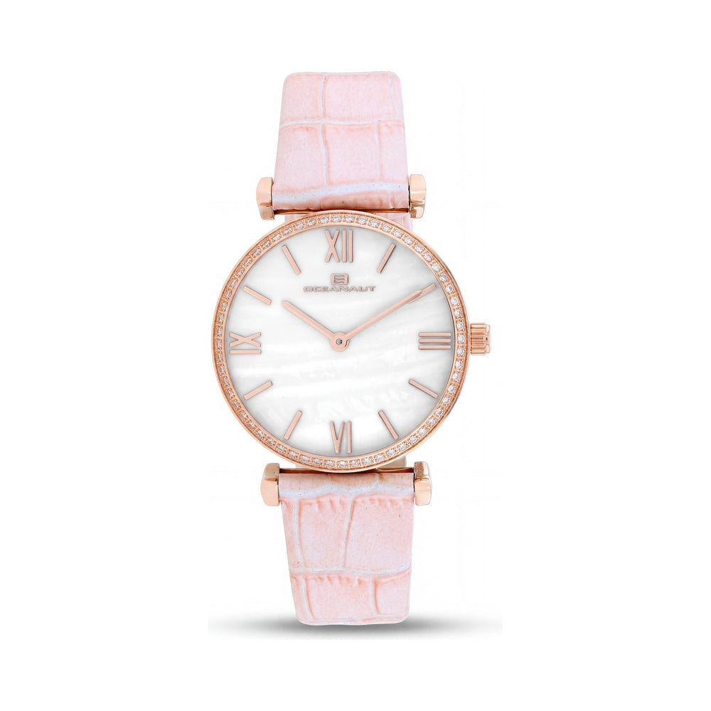 Oceanaut Casual OC3210 Women's Pink Stainless Steel Watch, 42mm