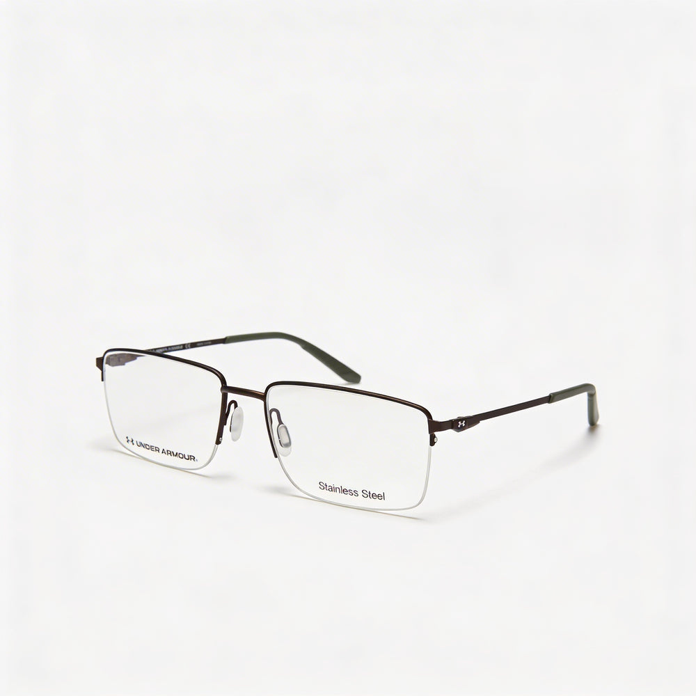 Under Armour Ua 5016/G Men's Brown Stainless Steel Metal Frame Optical Glasses with Demo Lenses - 58mm