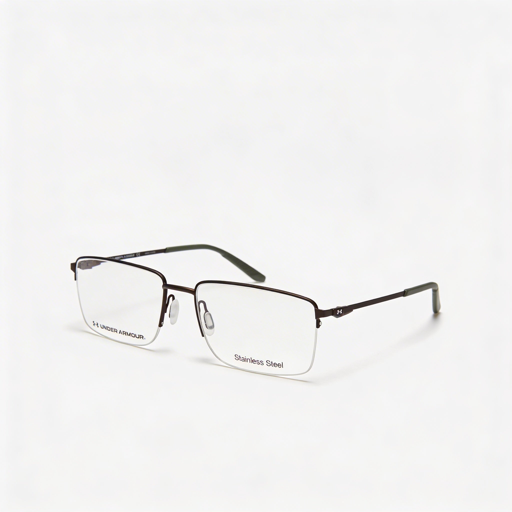 Under Armour Ua 5016/G Men's Brown Stainless Steel Metal Frame Optical Glasses with Demo Lenses - 58mm, Photo 1