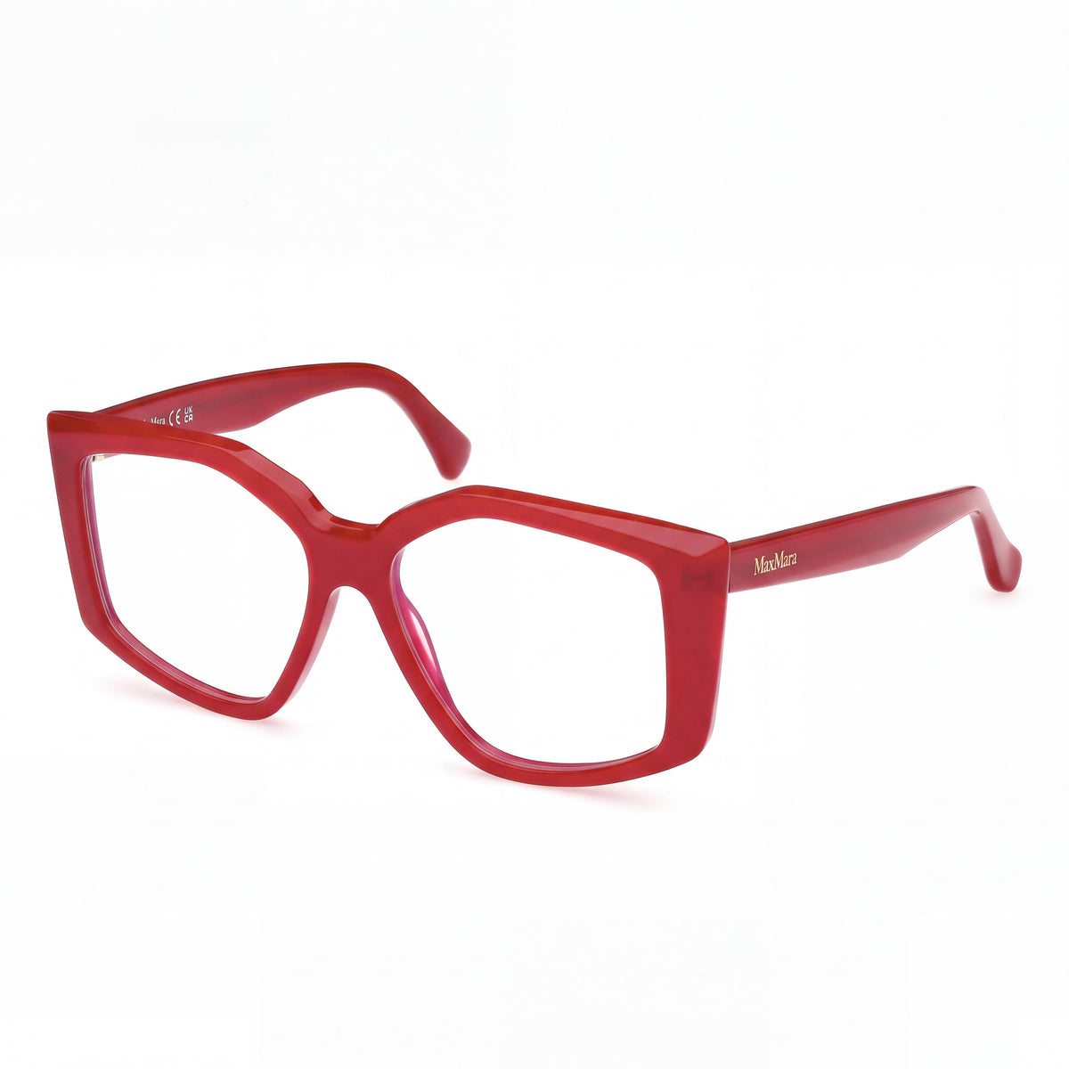 MaxMara Women's 5162-b Eyeglasses with Light Red Blue Filter Plastic Frame 53-15-140, Photo 1