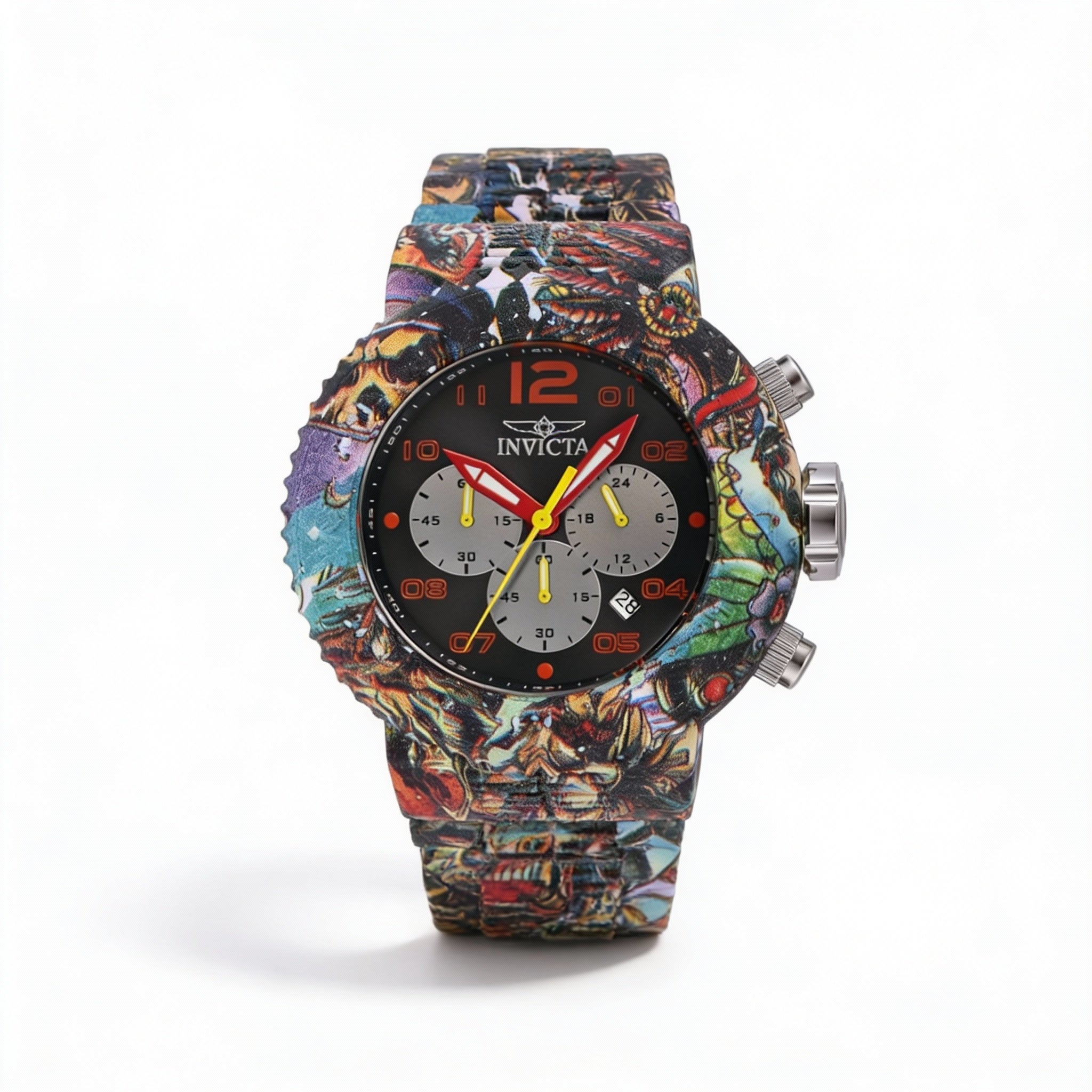 Invicta Pro Diver 43234 Unisex 52mm Quartz Chronograph Diver Multicolor Stainless Steel Watch, Photo 1